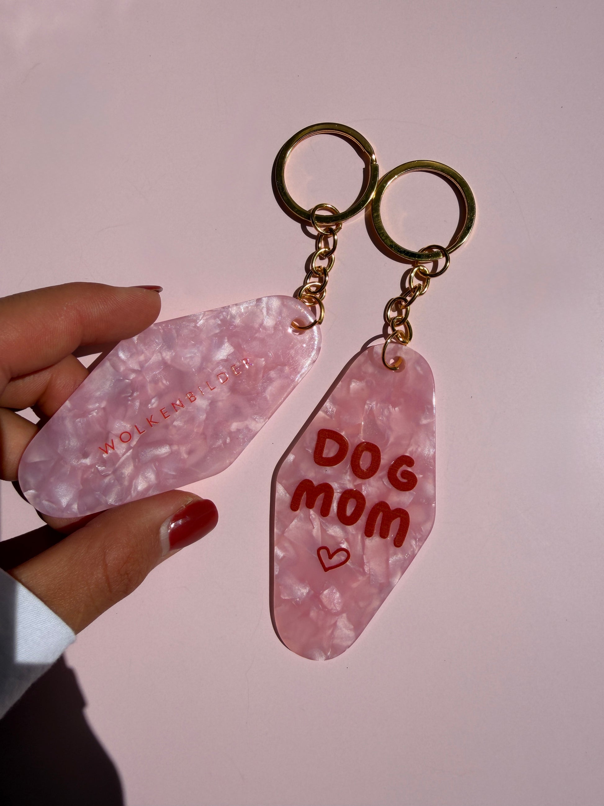 Keychain "DOG MOM"