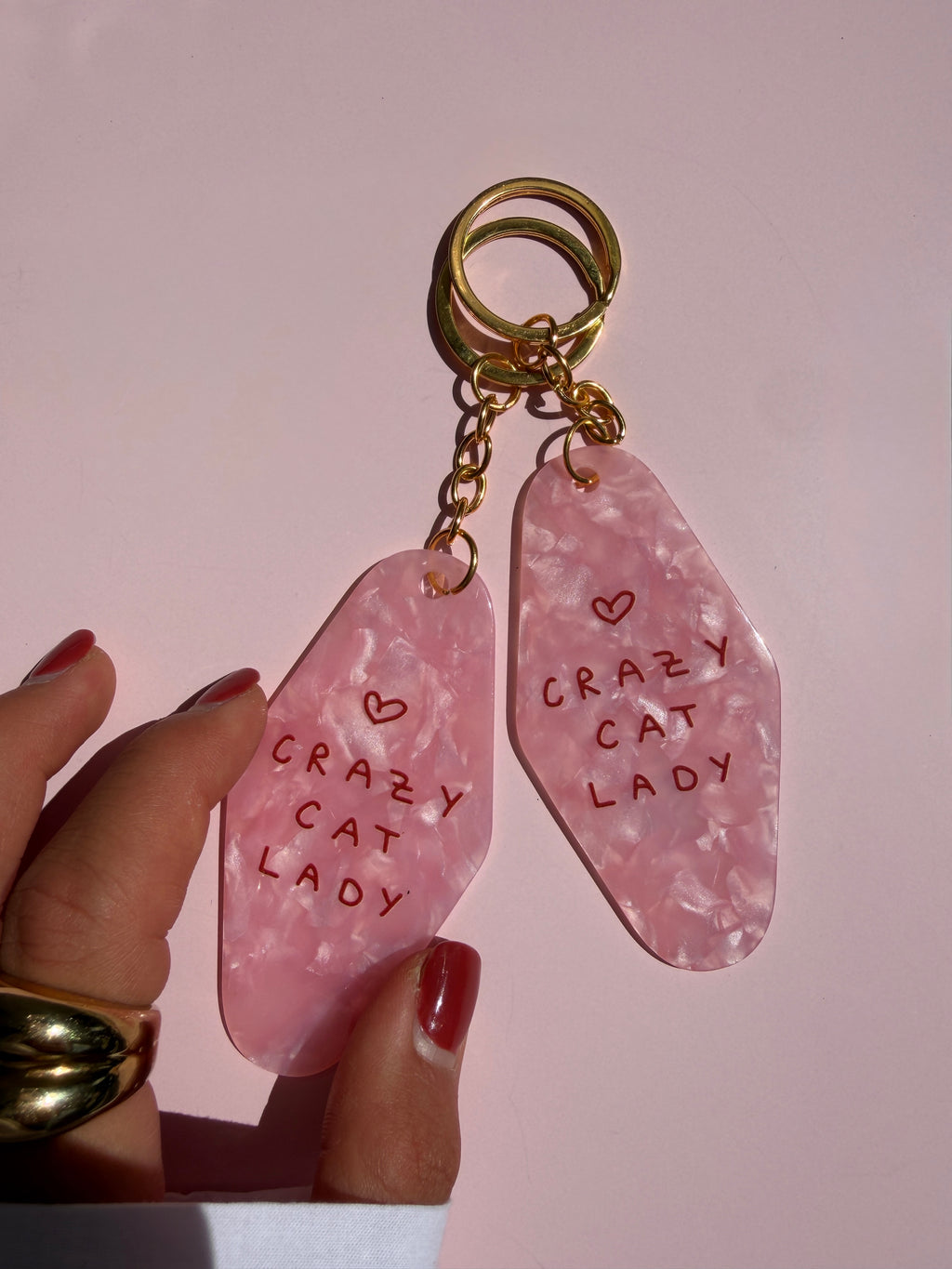Keychain "CAT MOM"