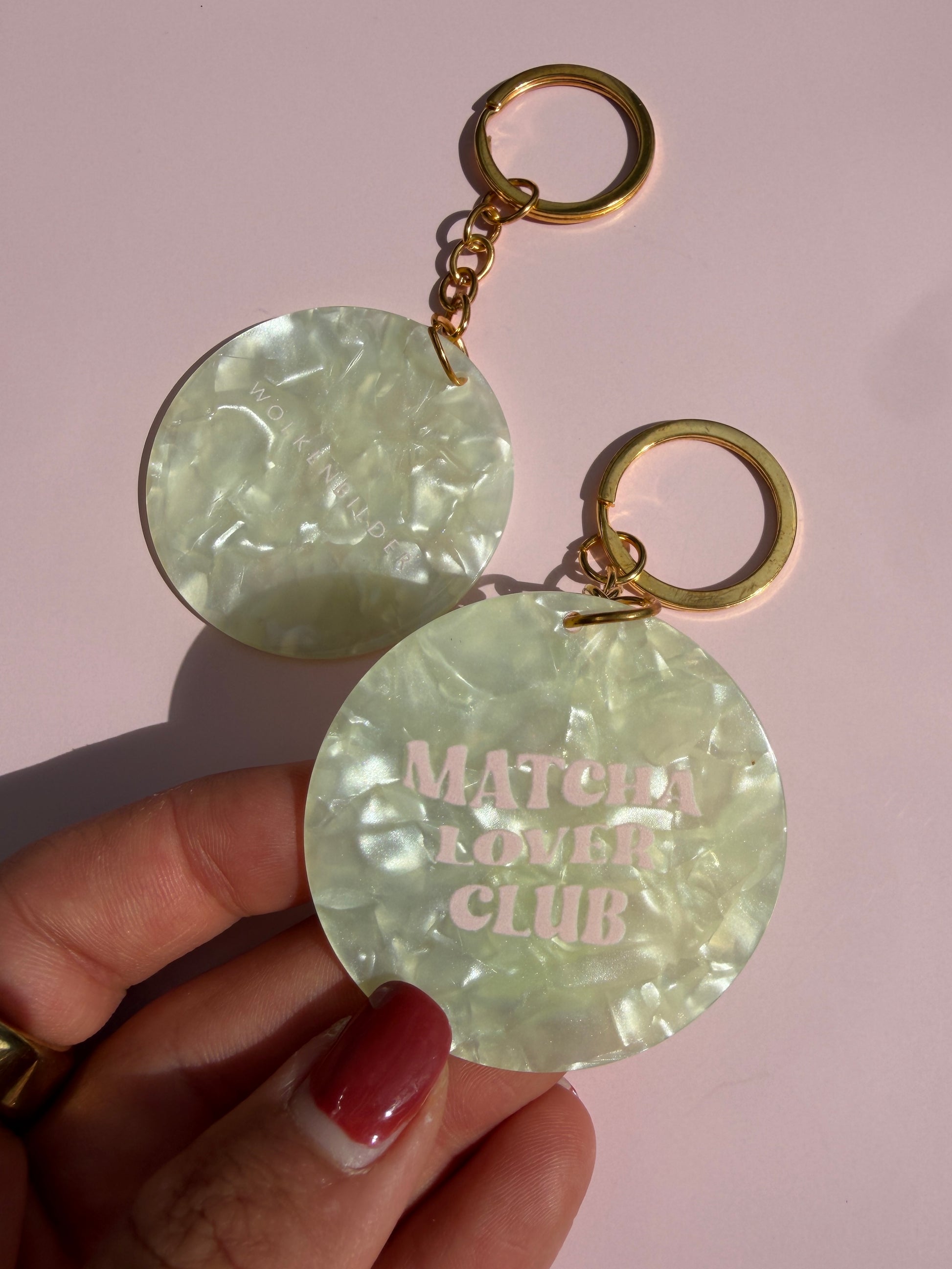 Keychain "Matcha Lover Club"