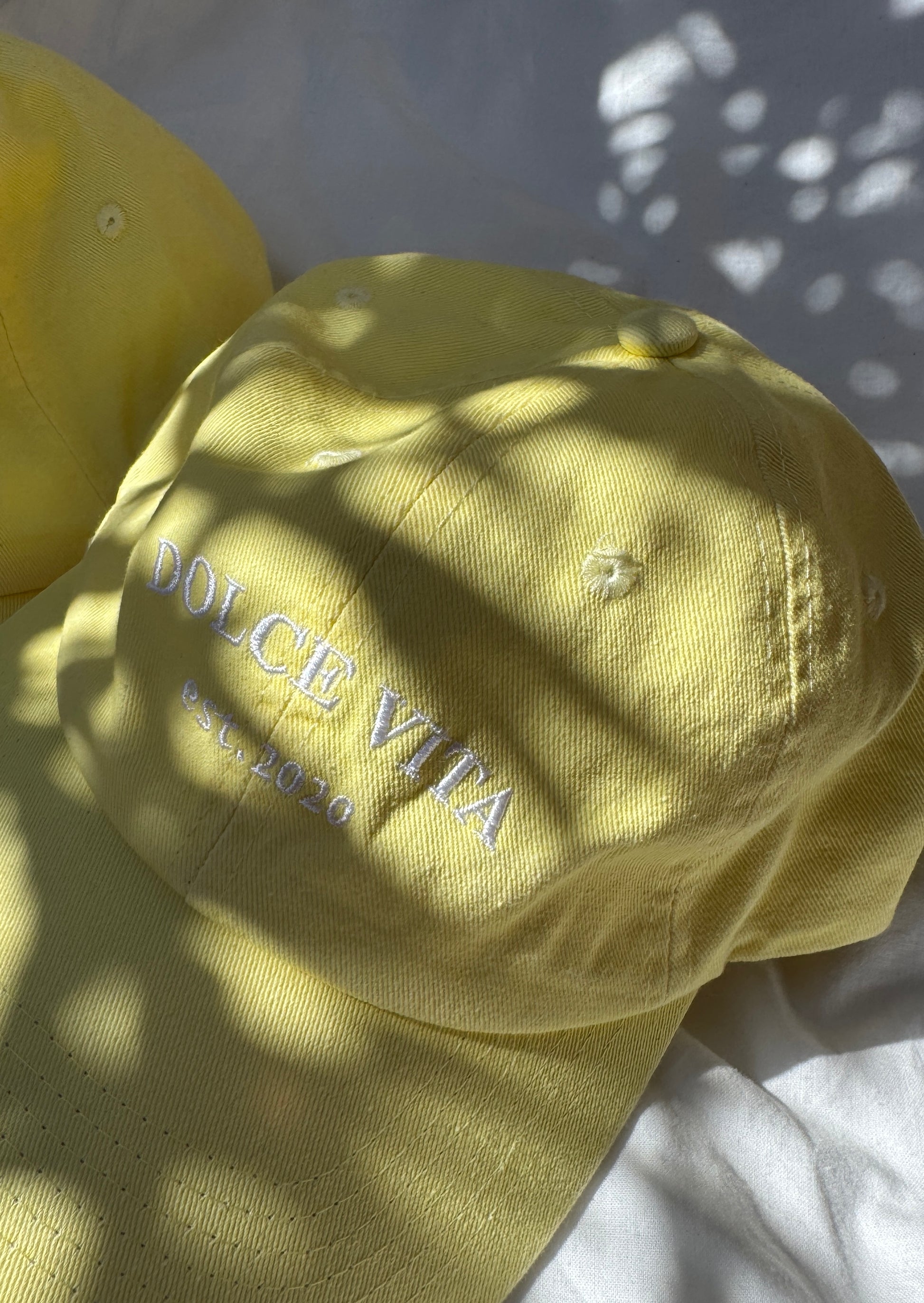 Cap "Dolce Vita" yellow