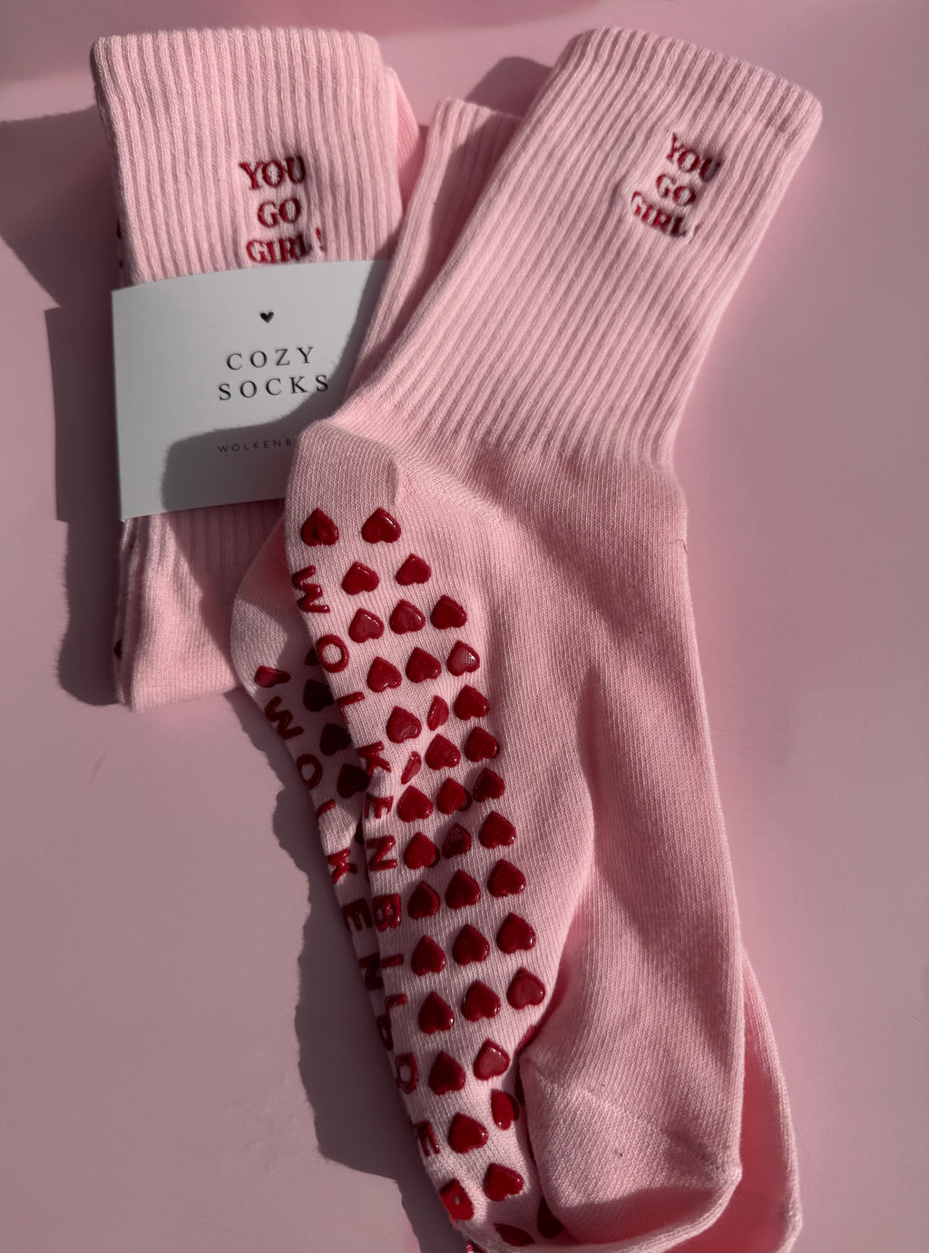 PILATES Socks "YOU GO GIRL"