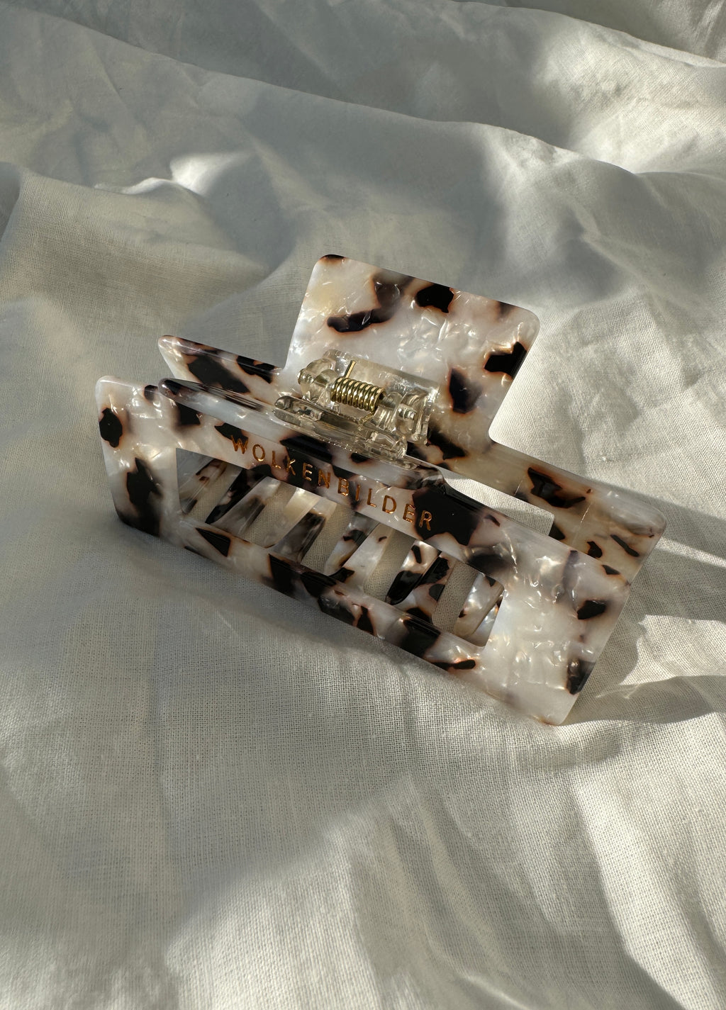 Marmorierte Haarklammer "LEOPARD"