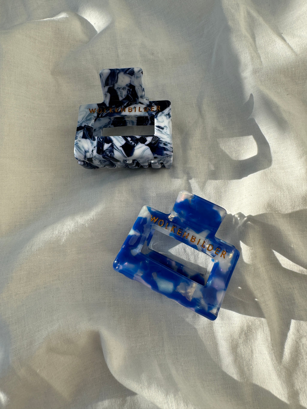 Marmorierte Haarklammer "ADRIANA"