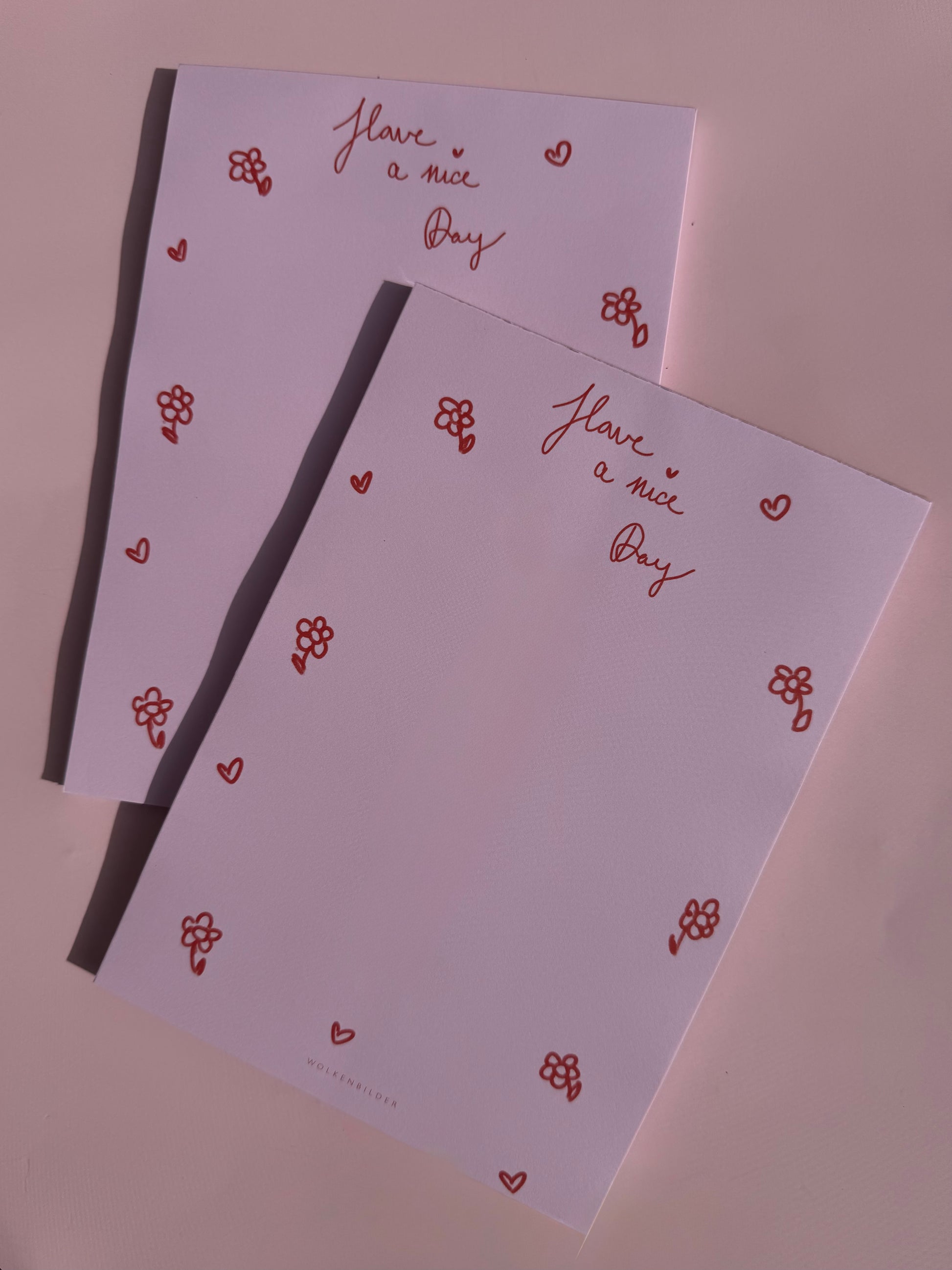 Notizblock "HAVE A NICE DAY"