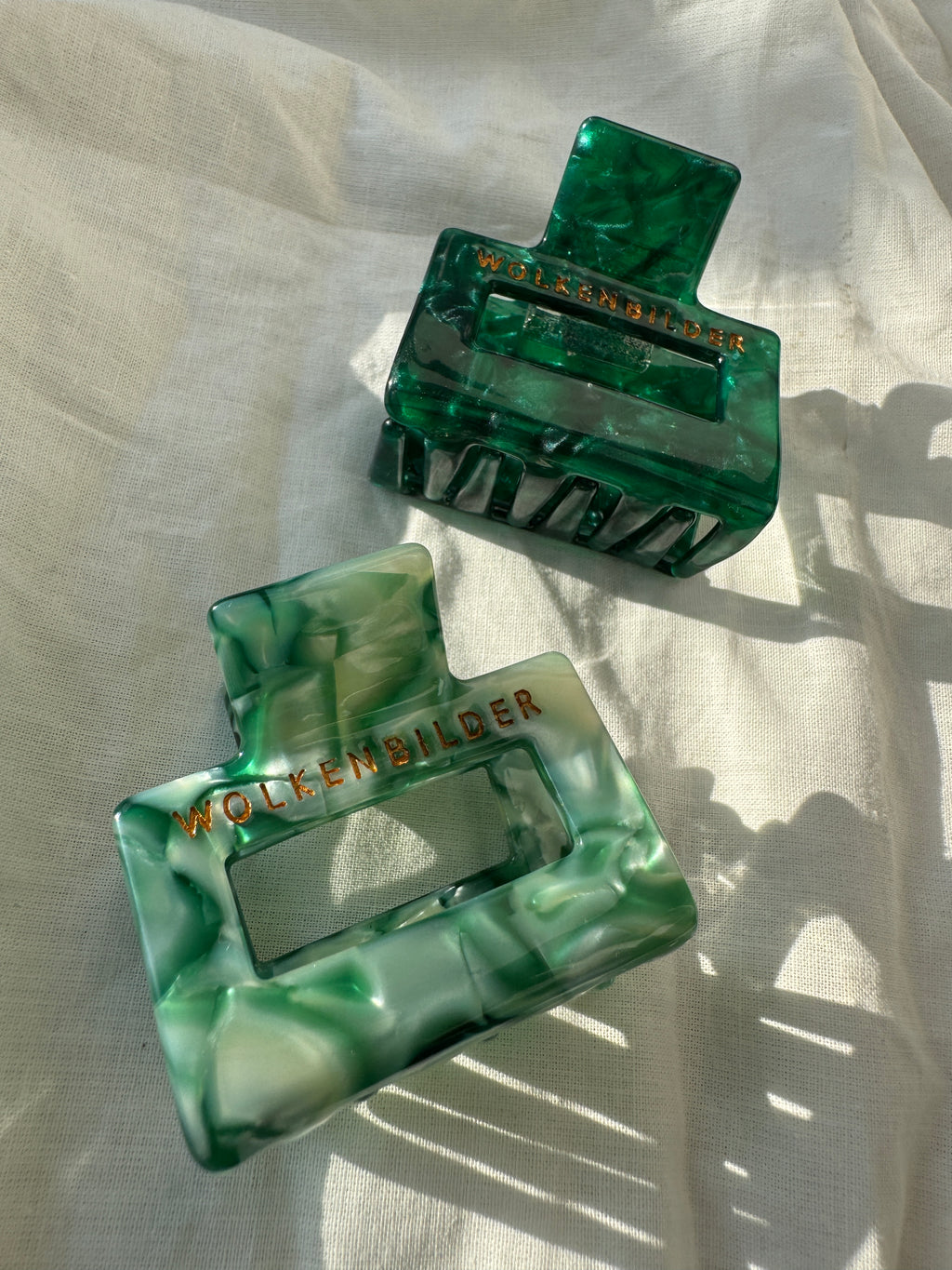 Marmorierte Haarklammer "MELINA"