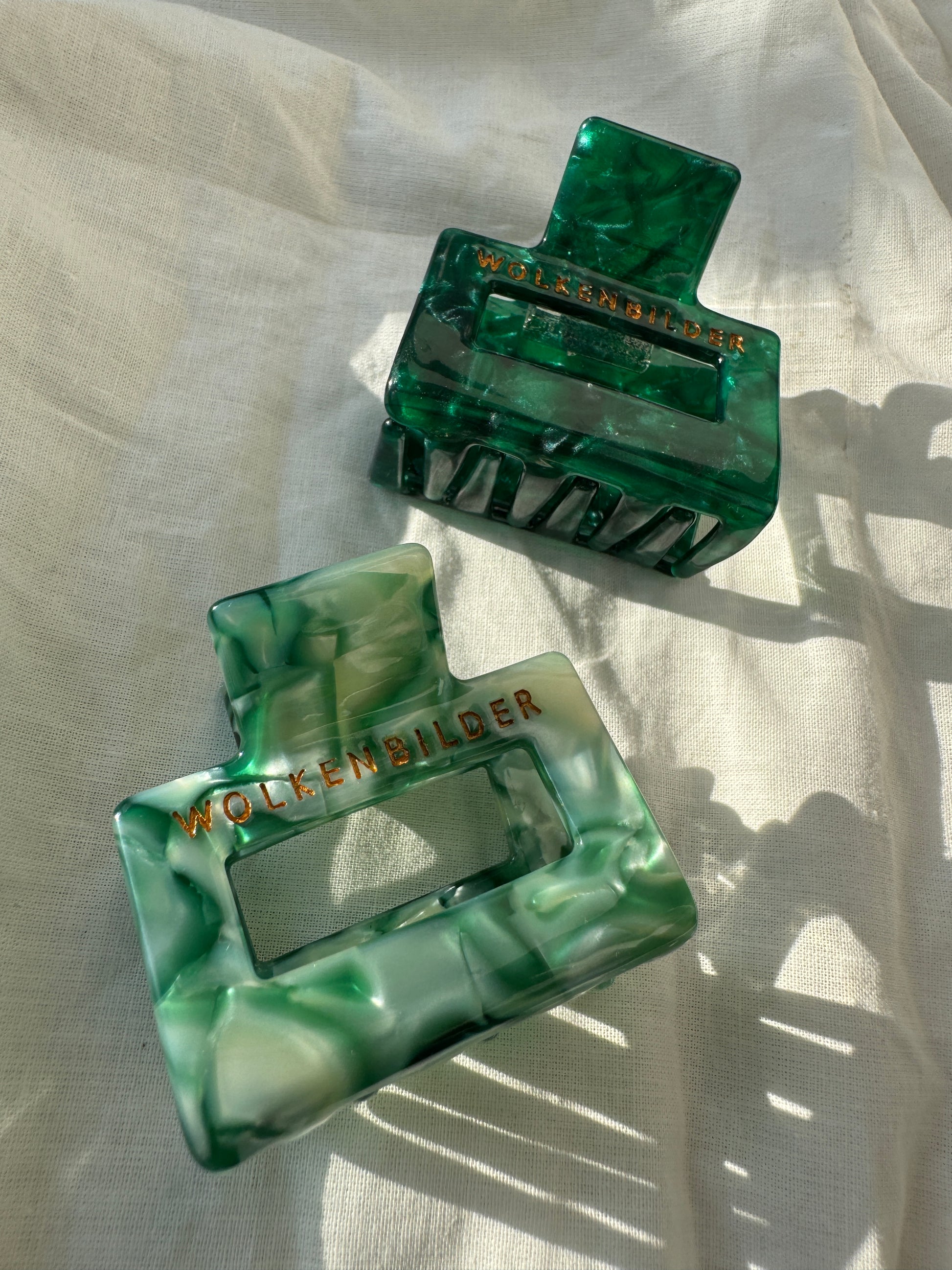 Marmorierte Haarklammer "MELINA"