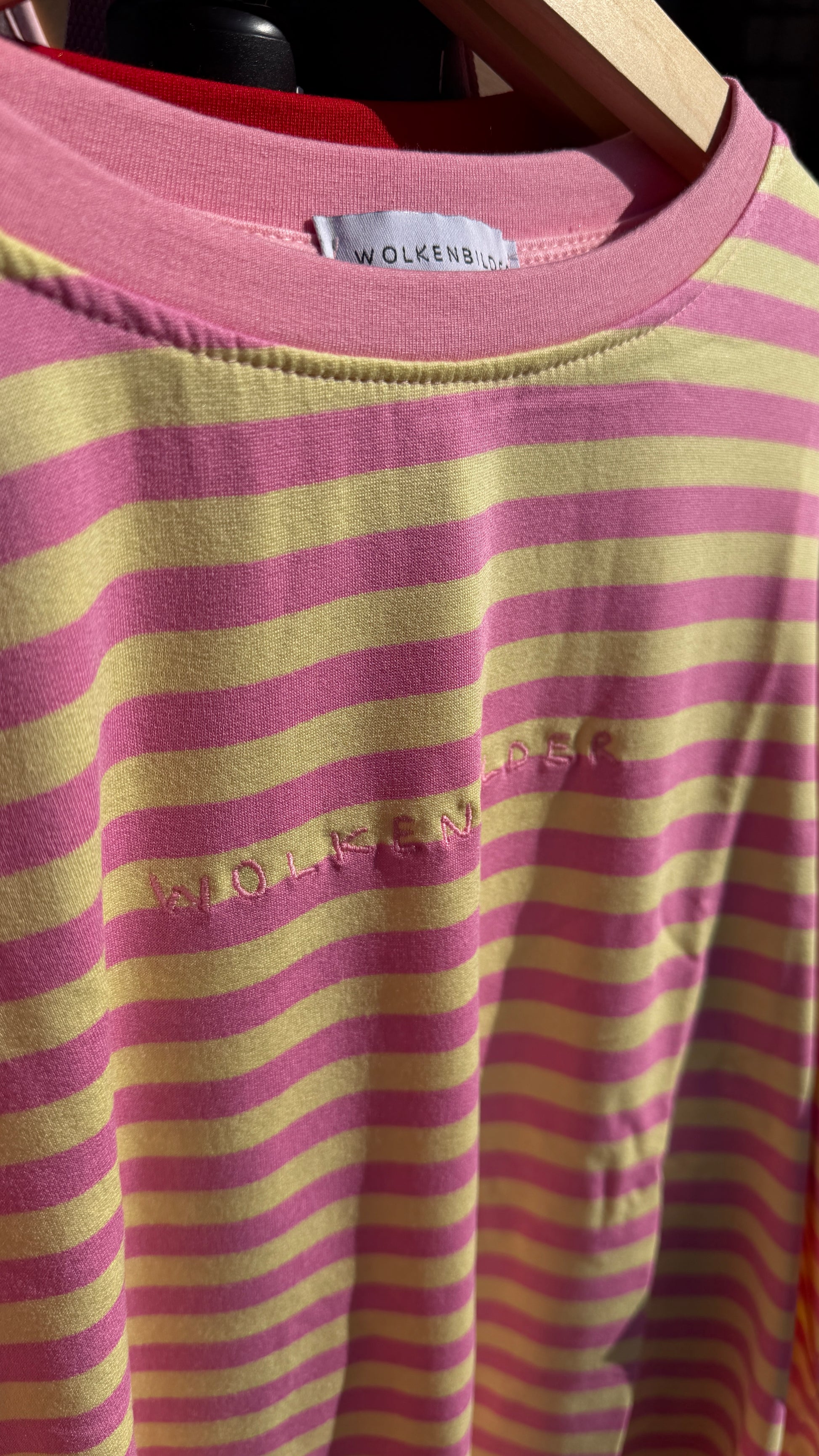 Oversized longsleeve stripes (yellow / pink)