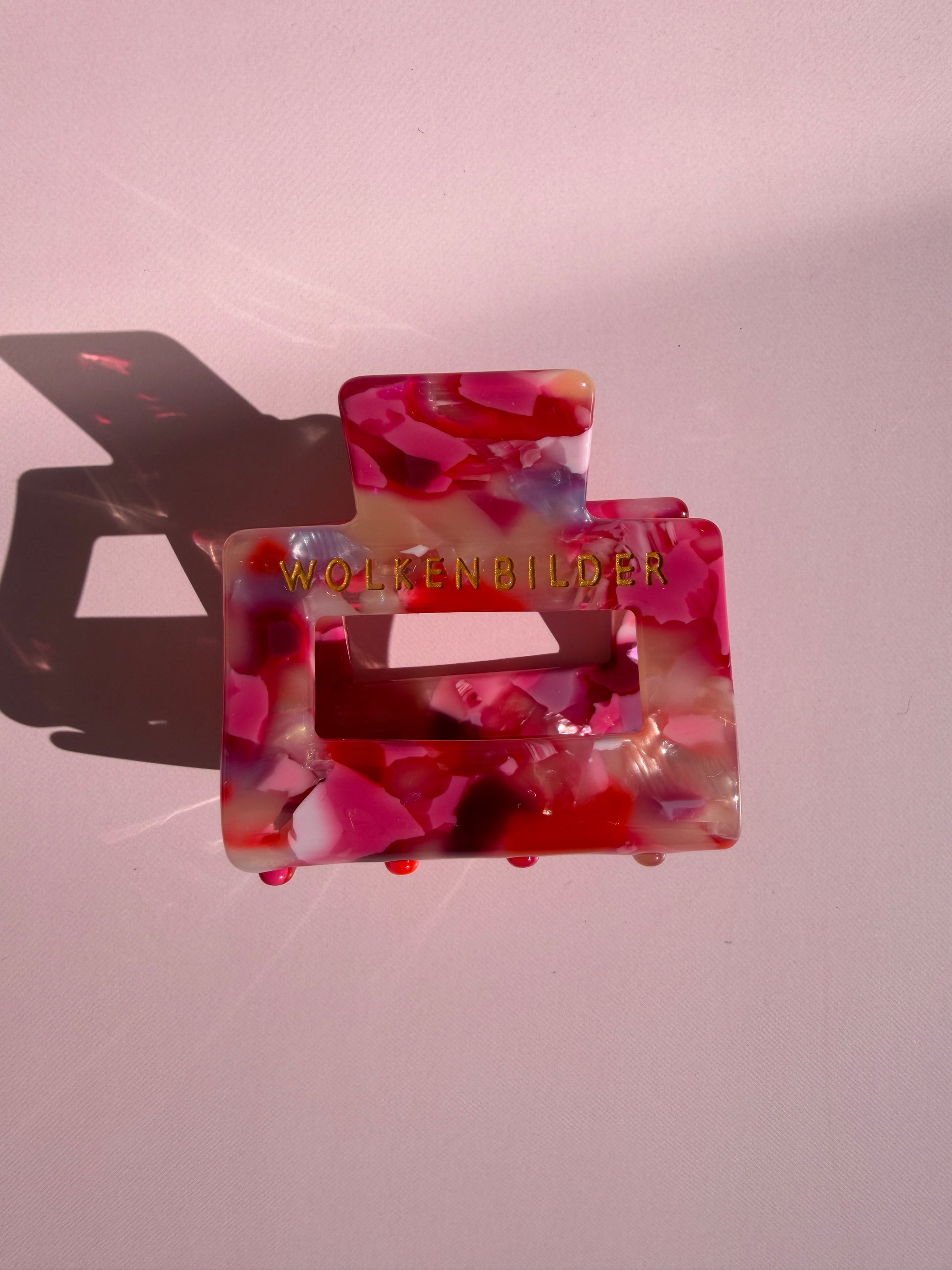 Marmorierte Haarklammer "Freany"