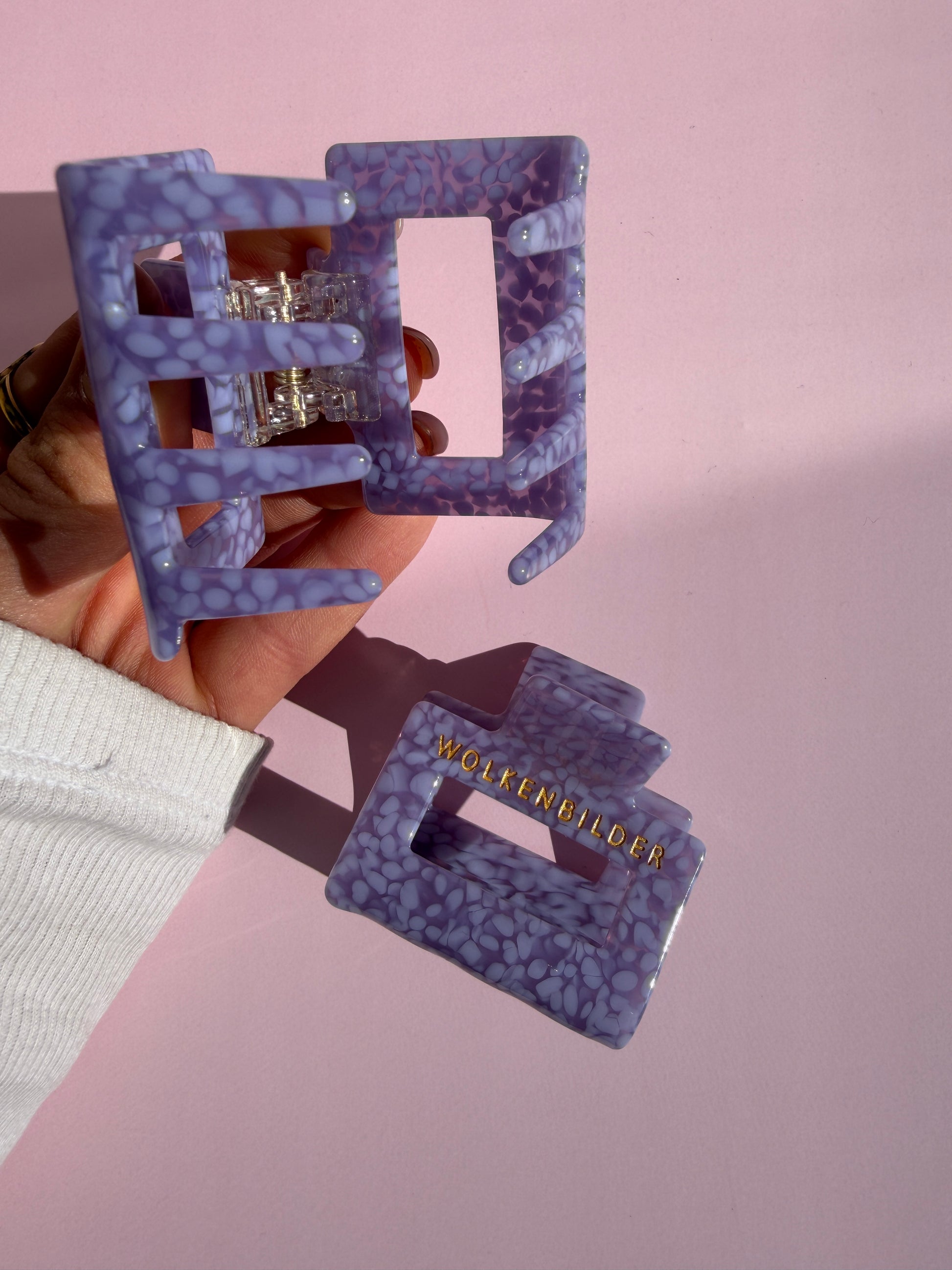 Marmorierte Haarklammer "Taily"