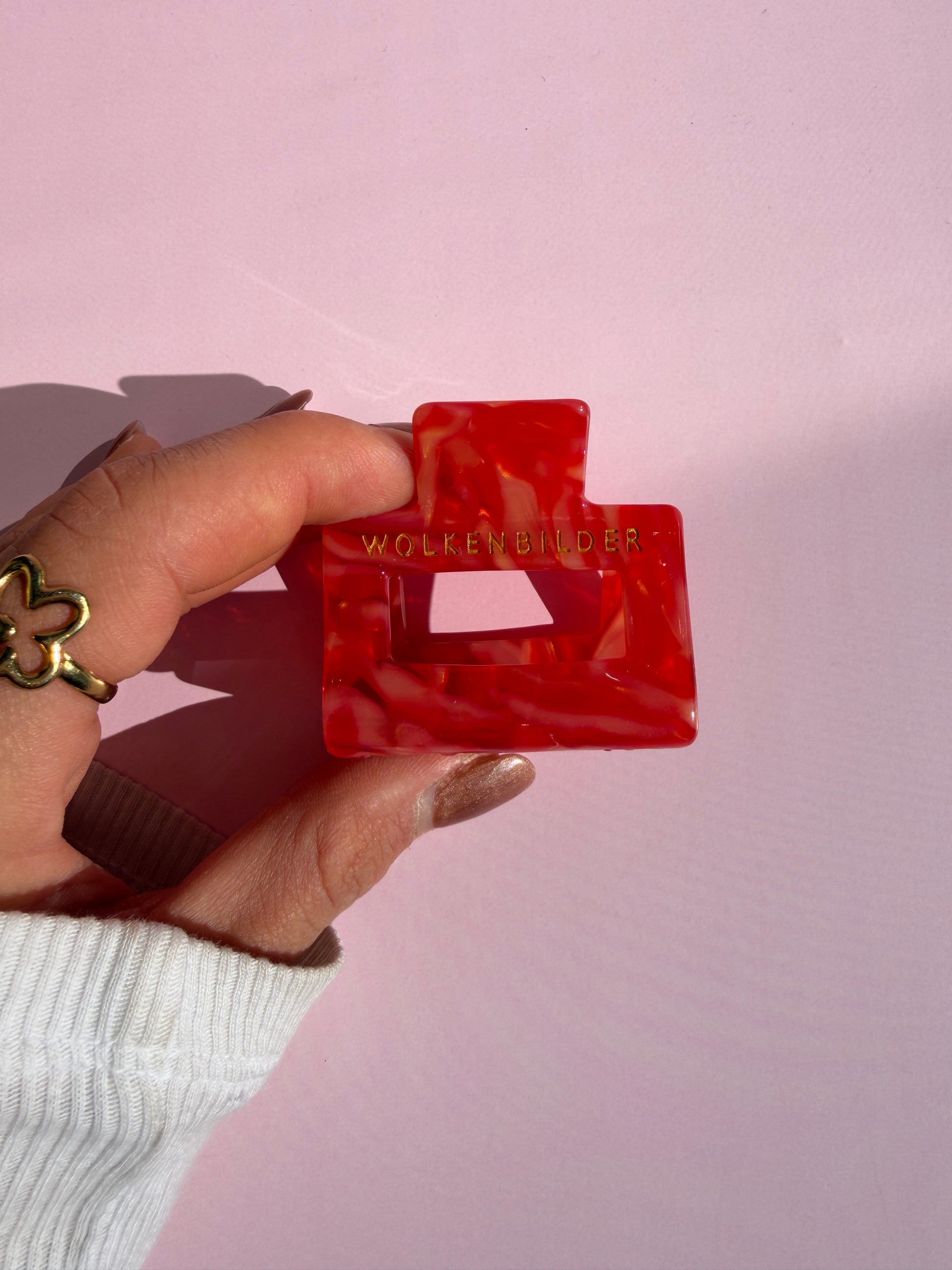 Marmorierte Haarklammer "Tony"