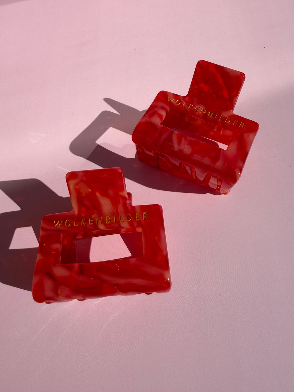 Marmorierte Haarklammer "Tony"