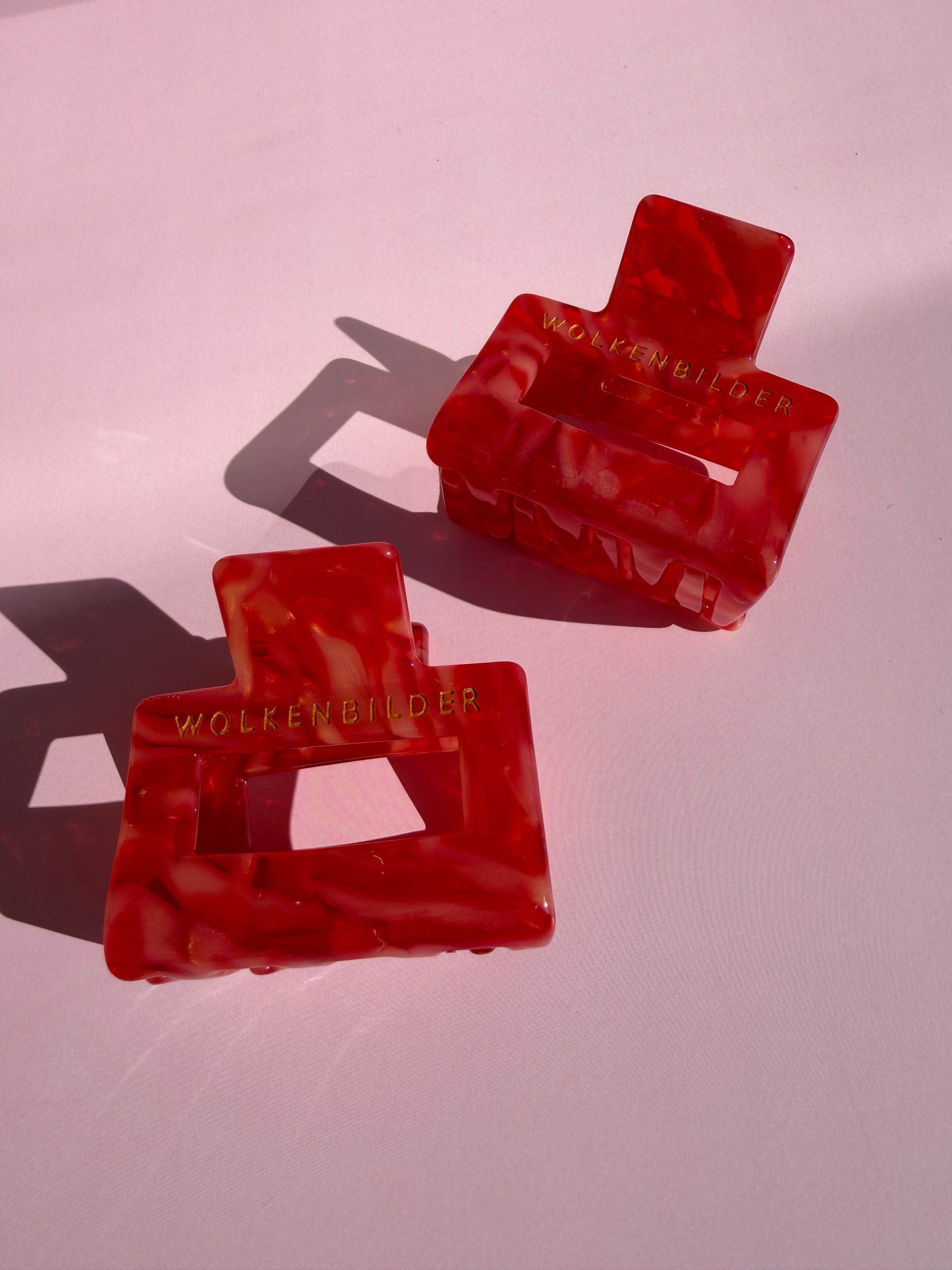 Marmorierte Haarklammer "Tony"