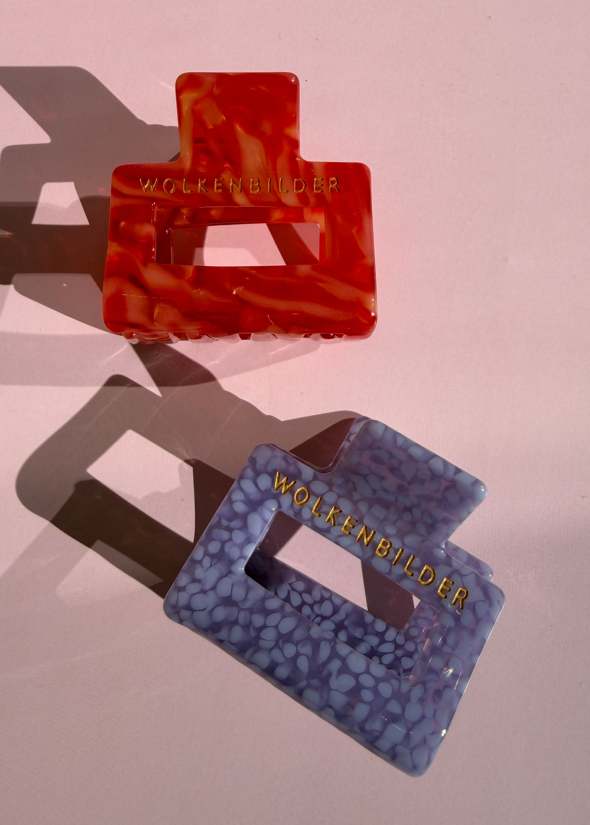 Marmorierte Haarklammer "Taily"