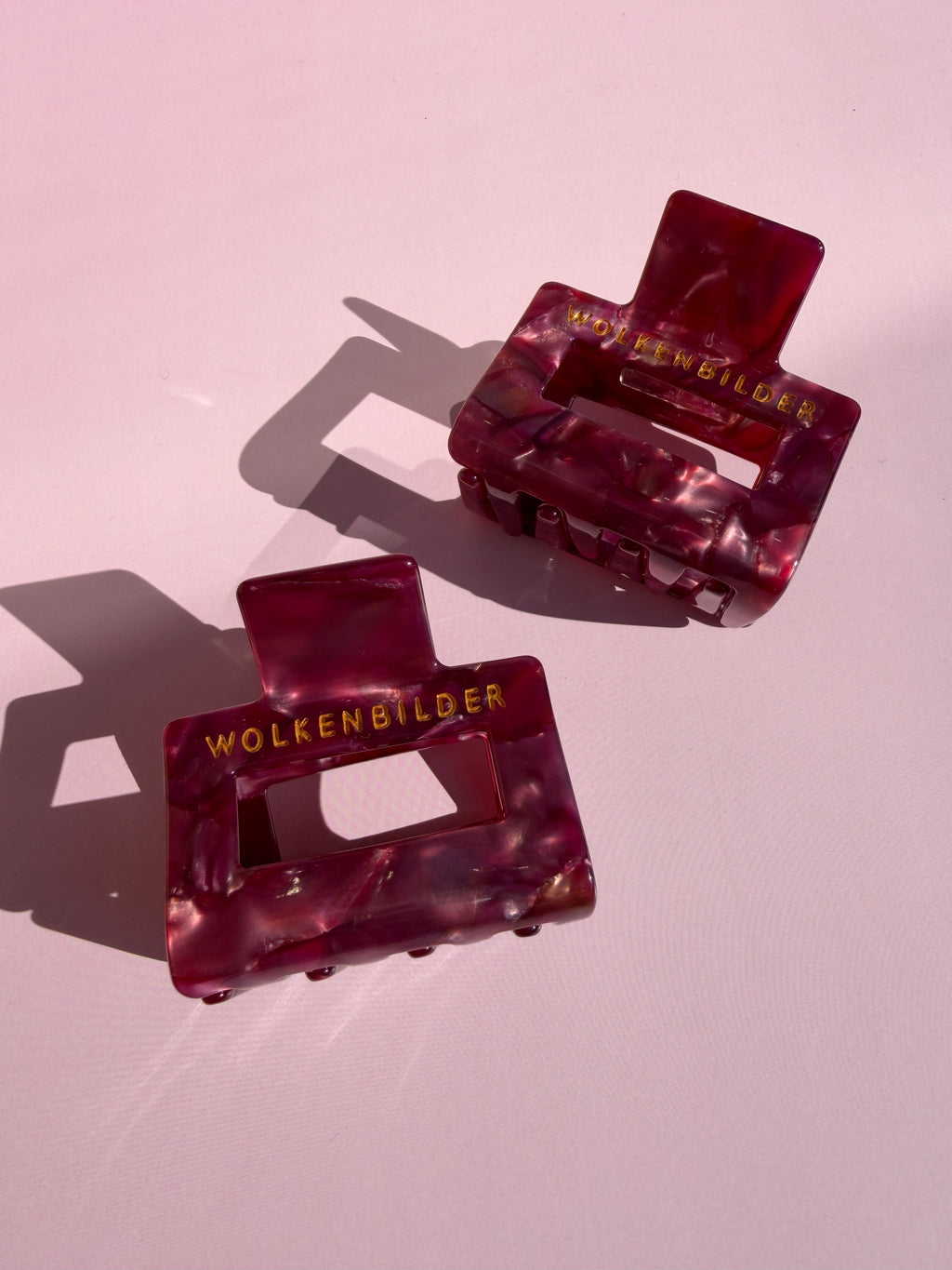 Marmorierte Haarklammer "Milli"