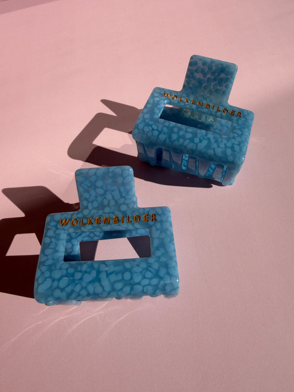 Marmorierte Haarklammer "Lindy"