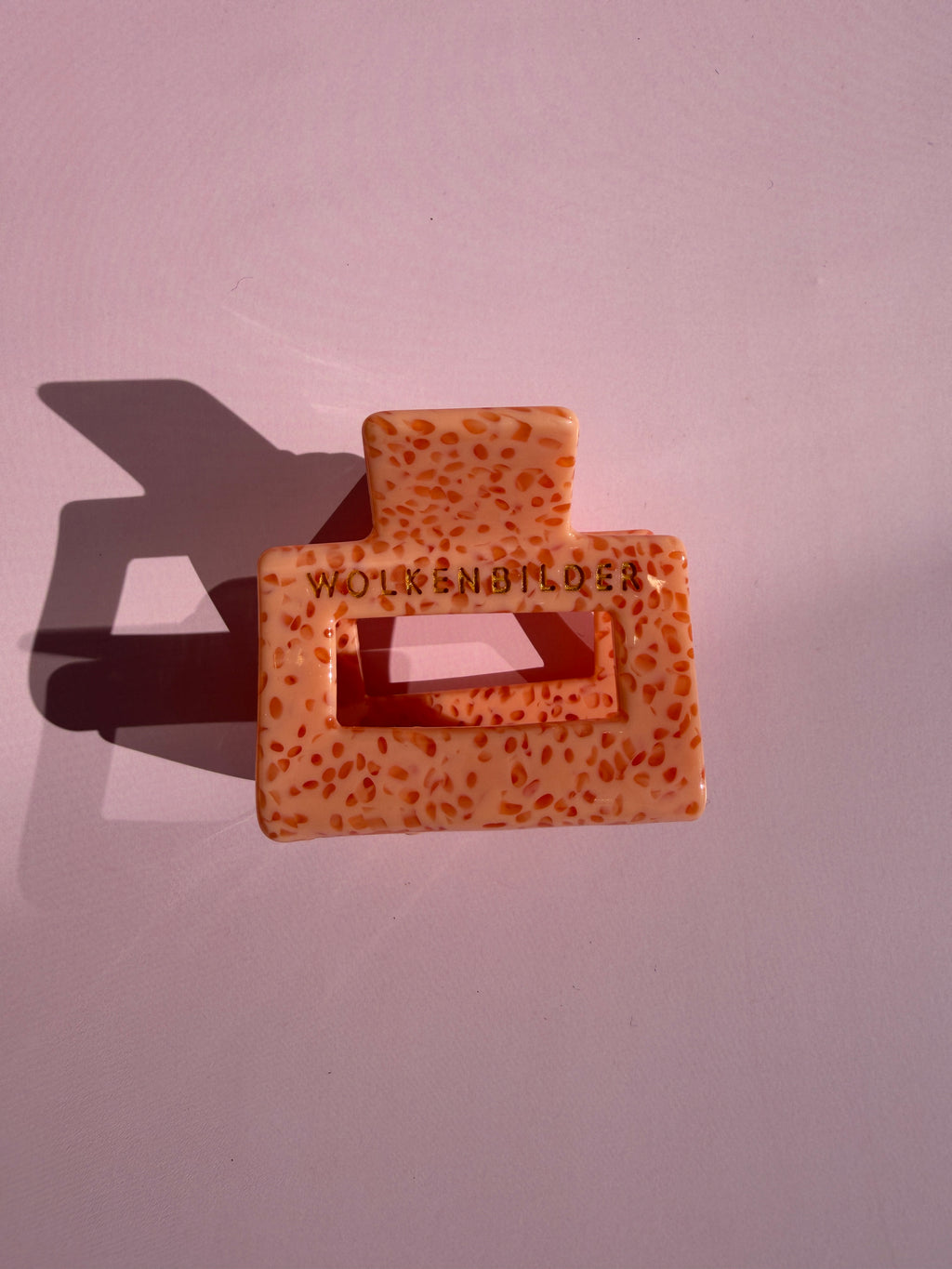 Marmorierte Haarklammer "Hanni"