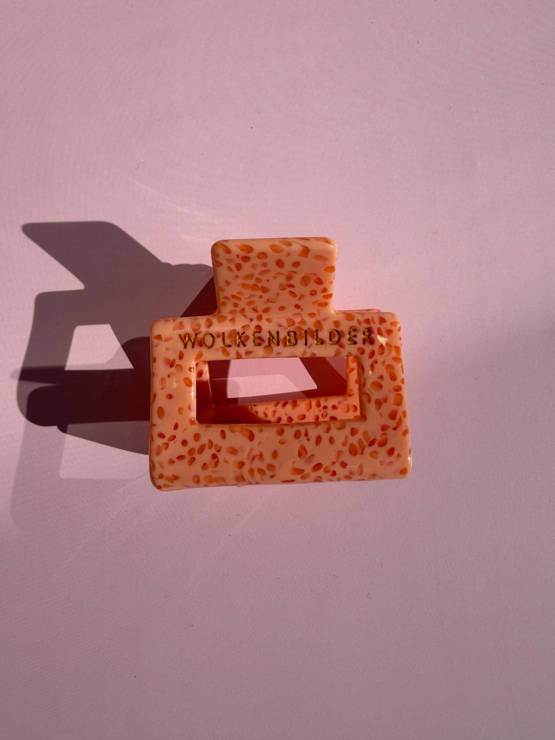 Marmorierte Haarklammer "Hanni"