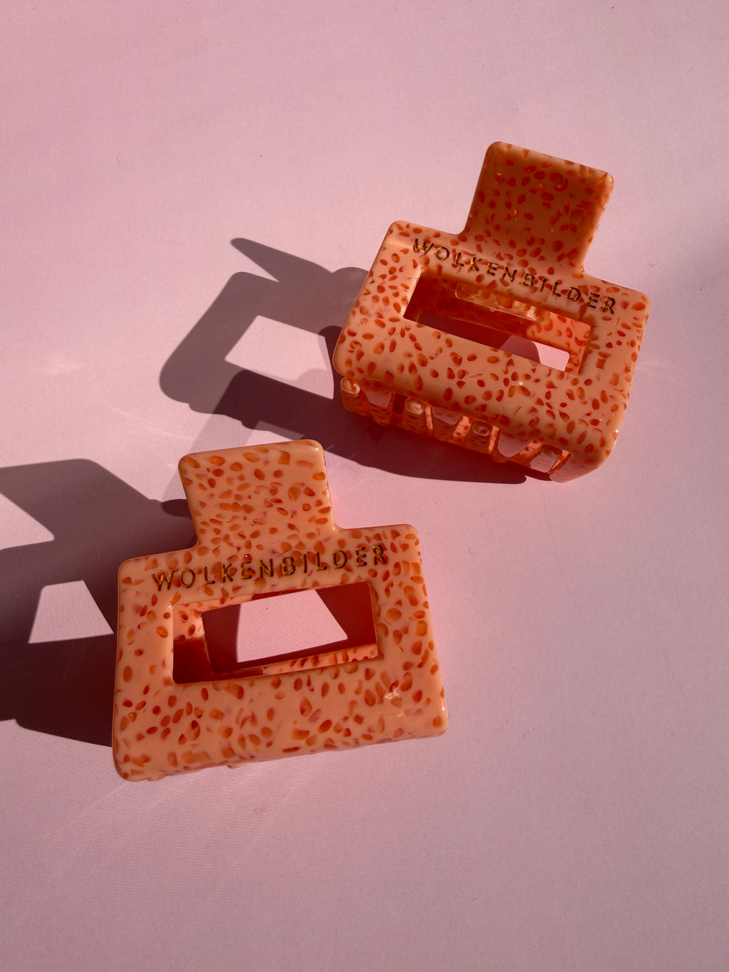 Marmorierte Haarklammer "Hanni"