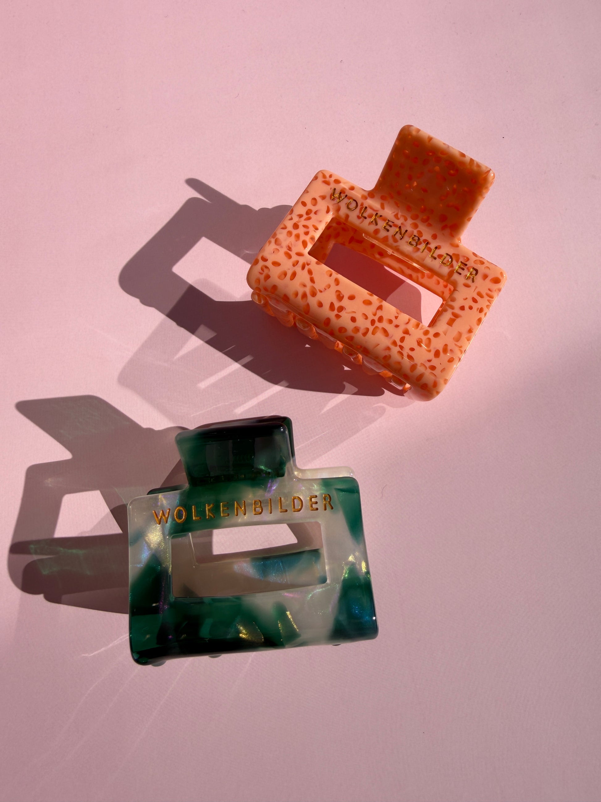 Marmorierte Haarklammer "Trini"