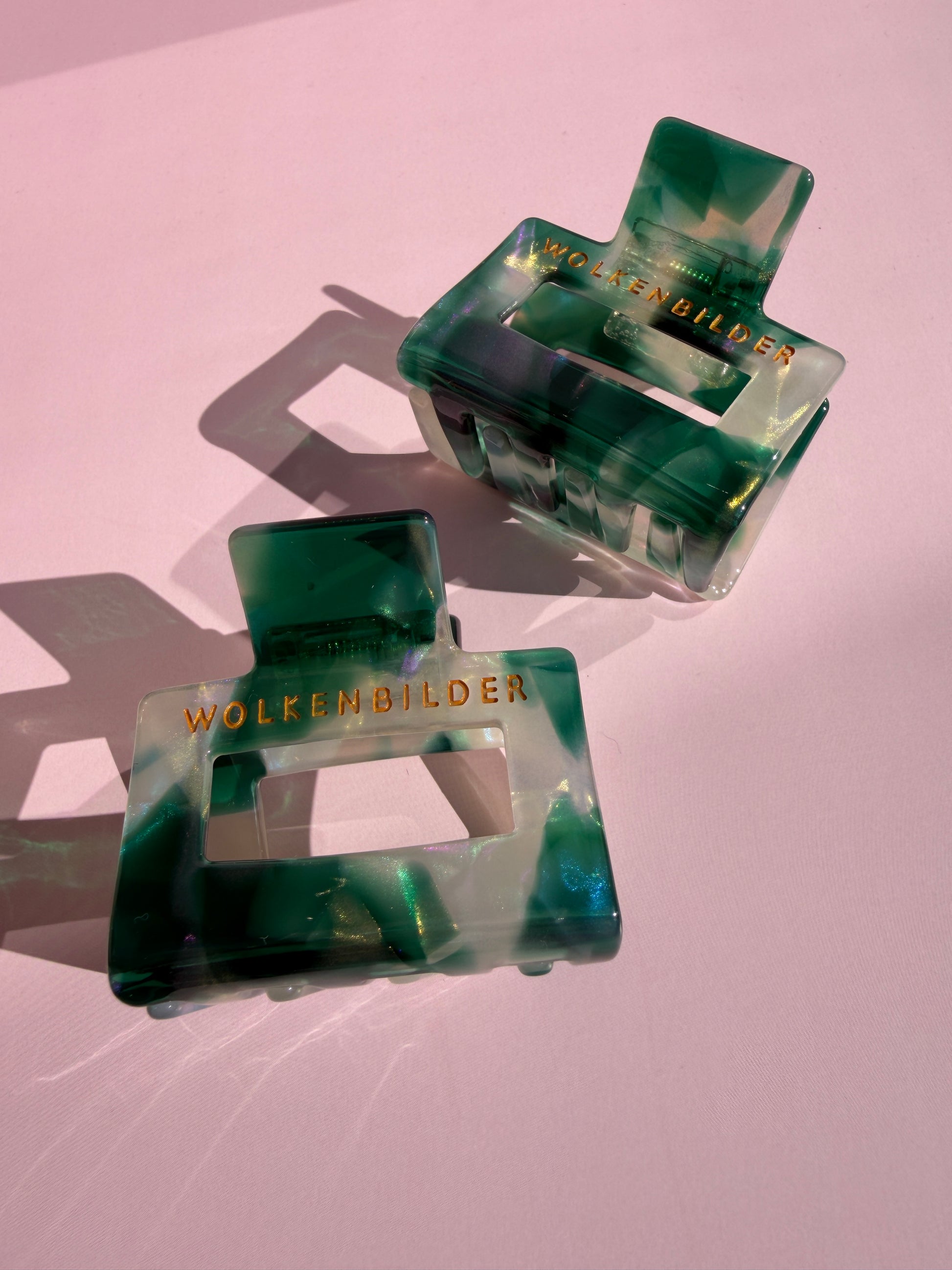 Marmorierte Haarklammer "Trini"