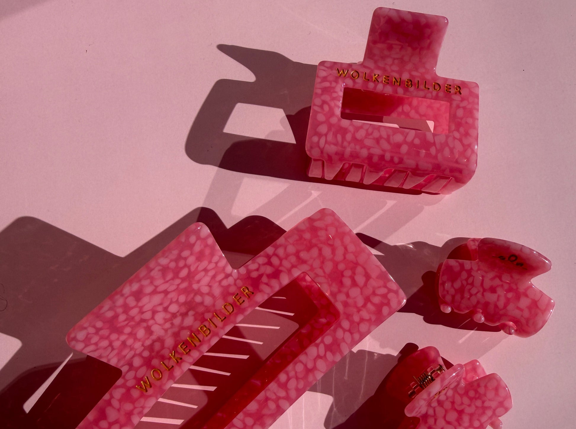 Marmorierte Haarklammer "SMILLA"