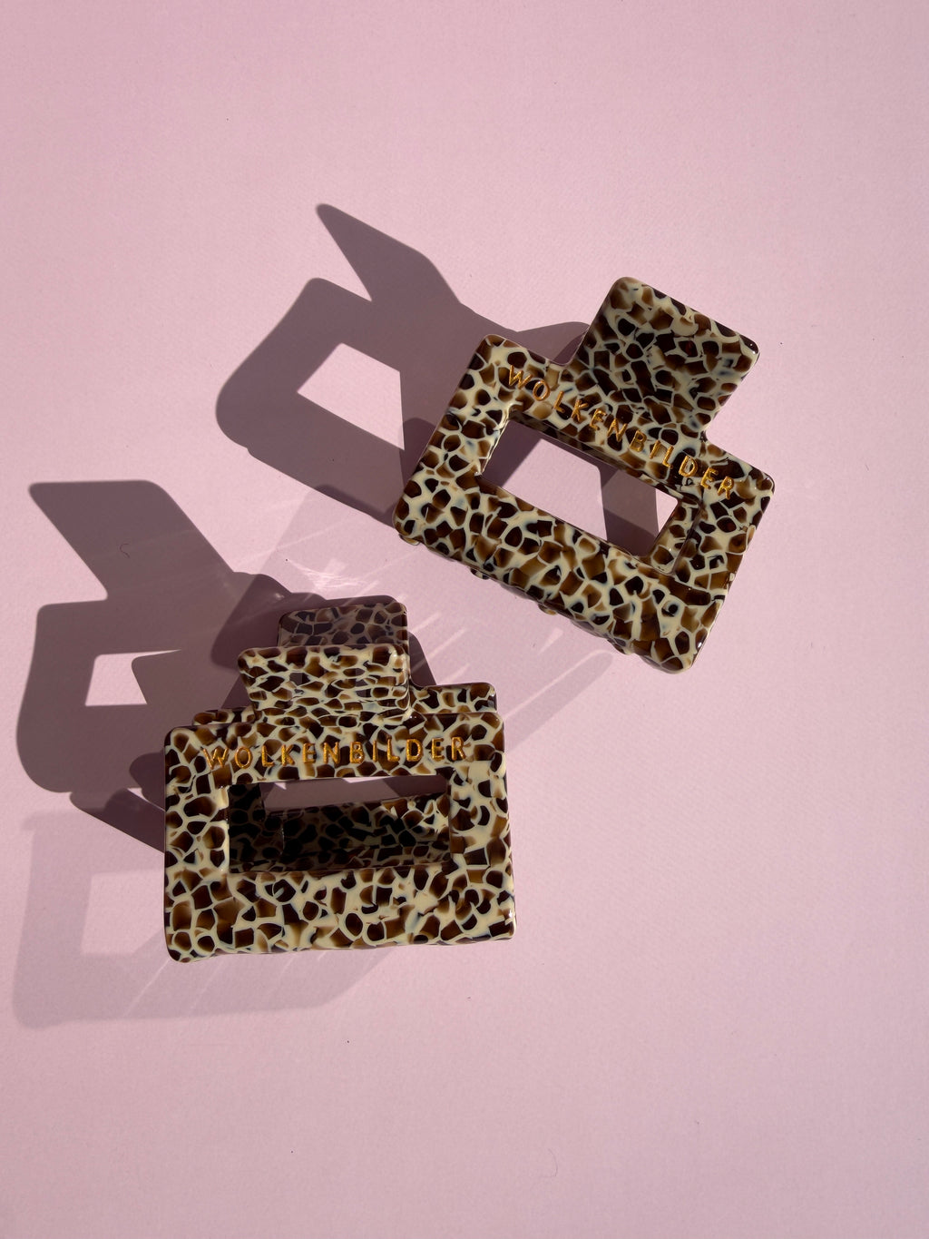 Marmorierte Haarklammer "breni"