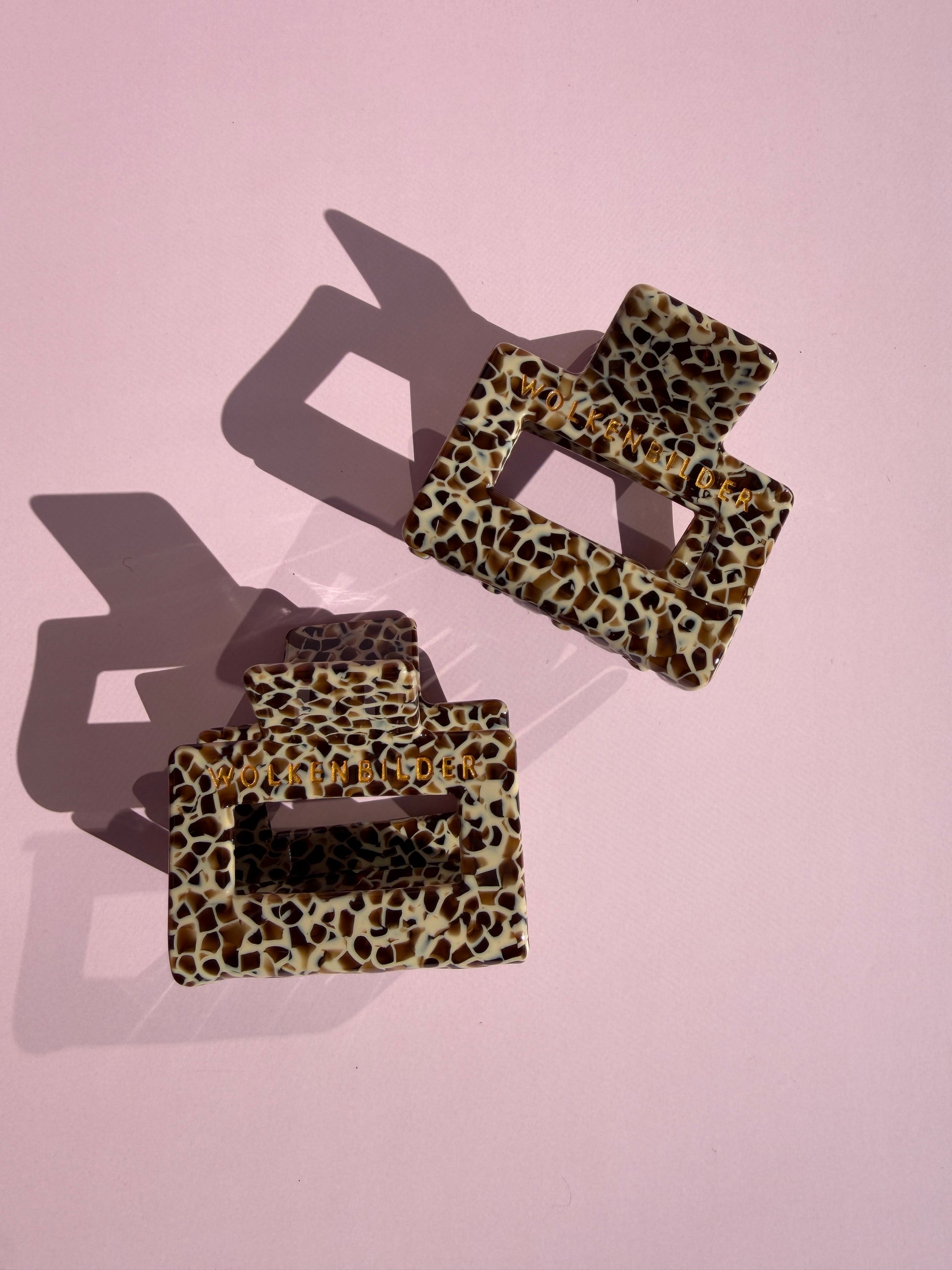 Marmorierte Haarklammer "breni"