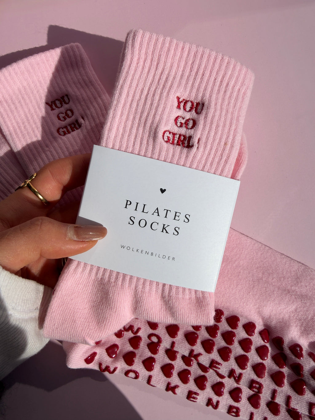 PILATES Socks "YOU GO GIRL"
