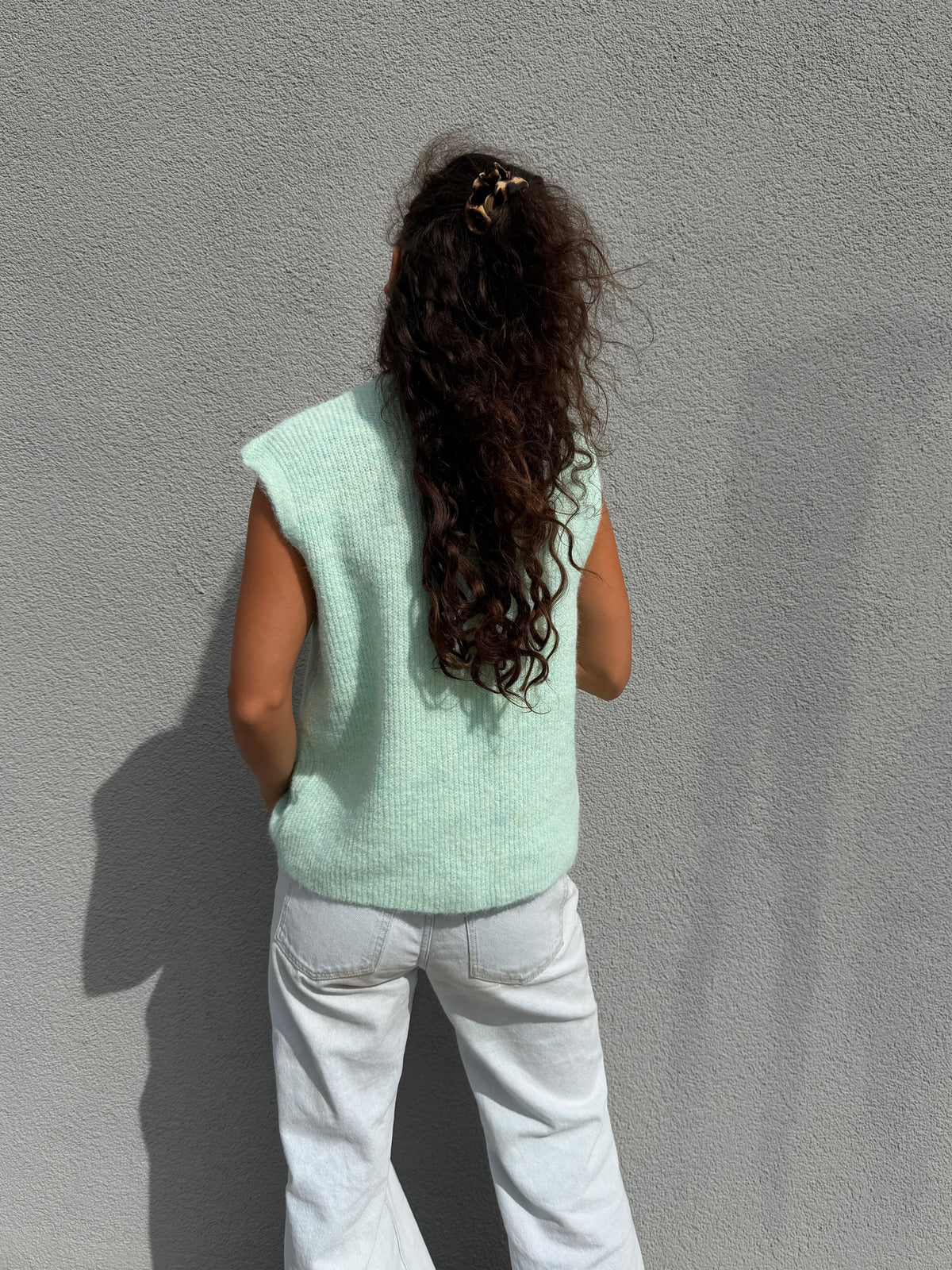 Strickweste "FRIDA" Mint