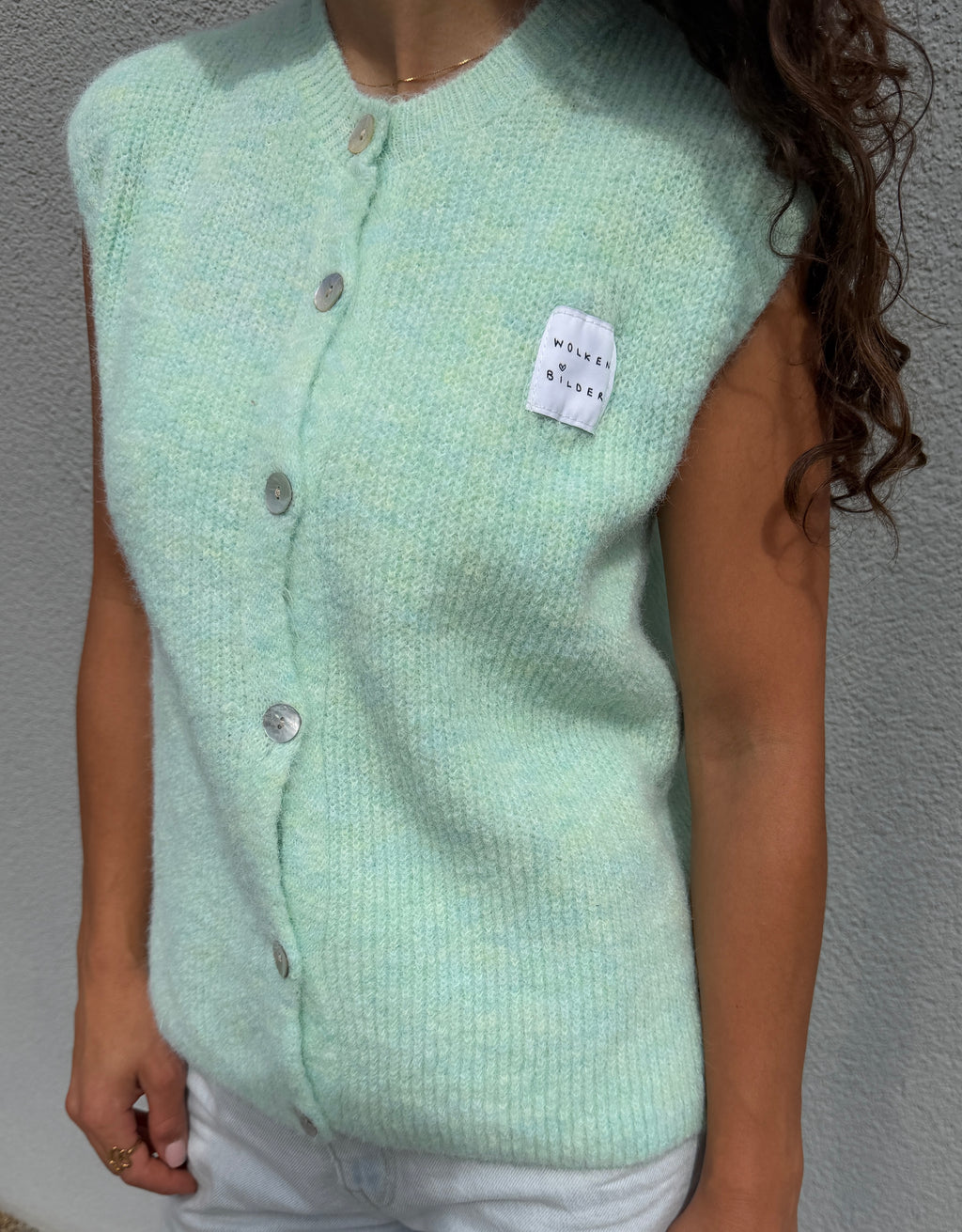 Strickweste "FRIDA" Mint