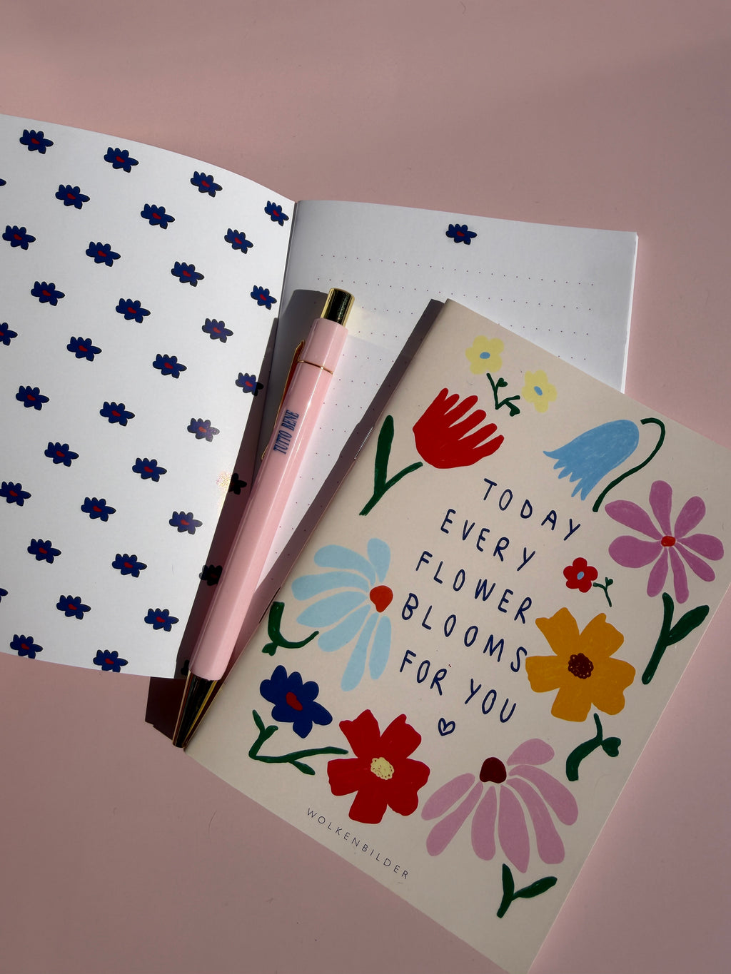 Notizheftchen "Blooms for you"