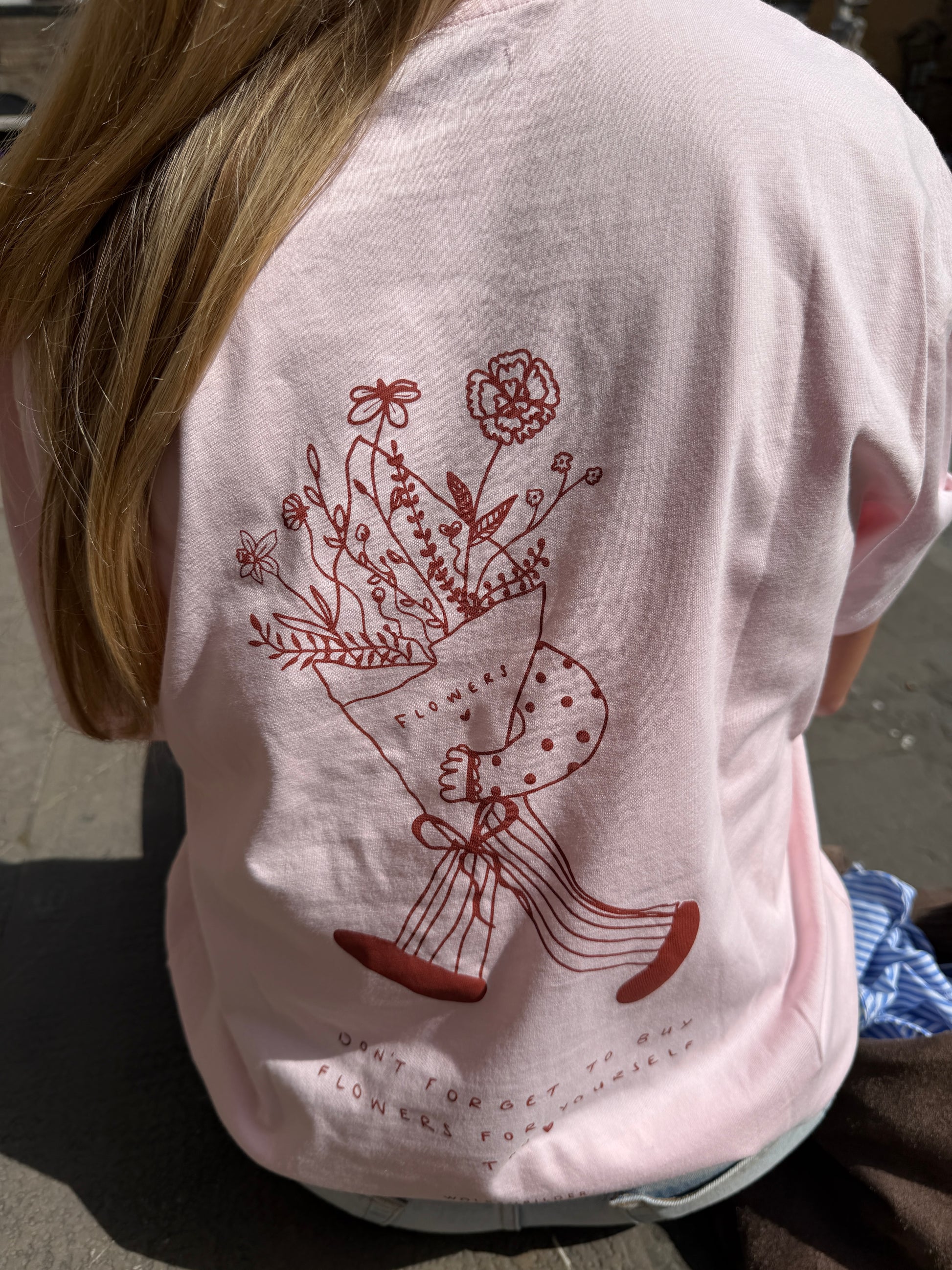 Shirt "Flowers for yourself"