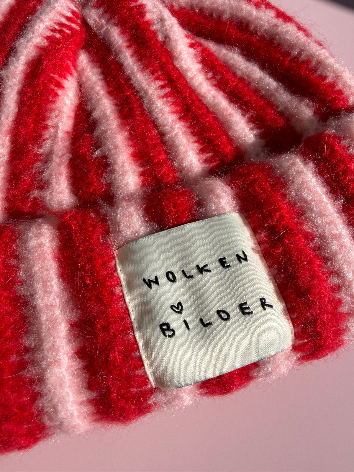 Beanie "FINNY" red / pink