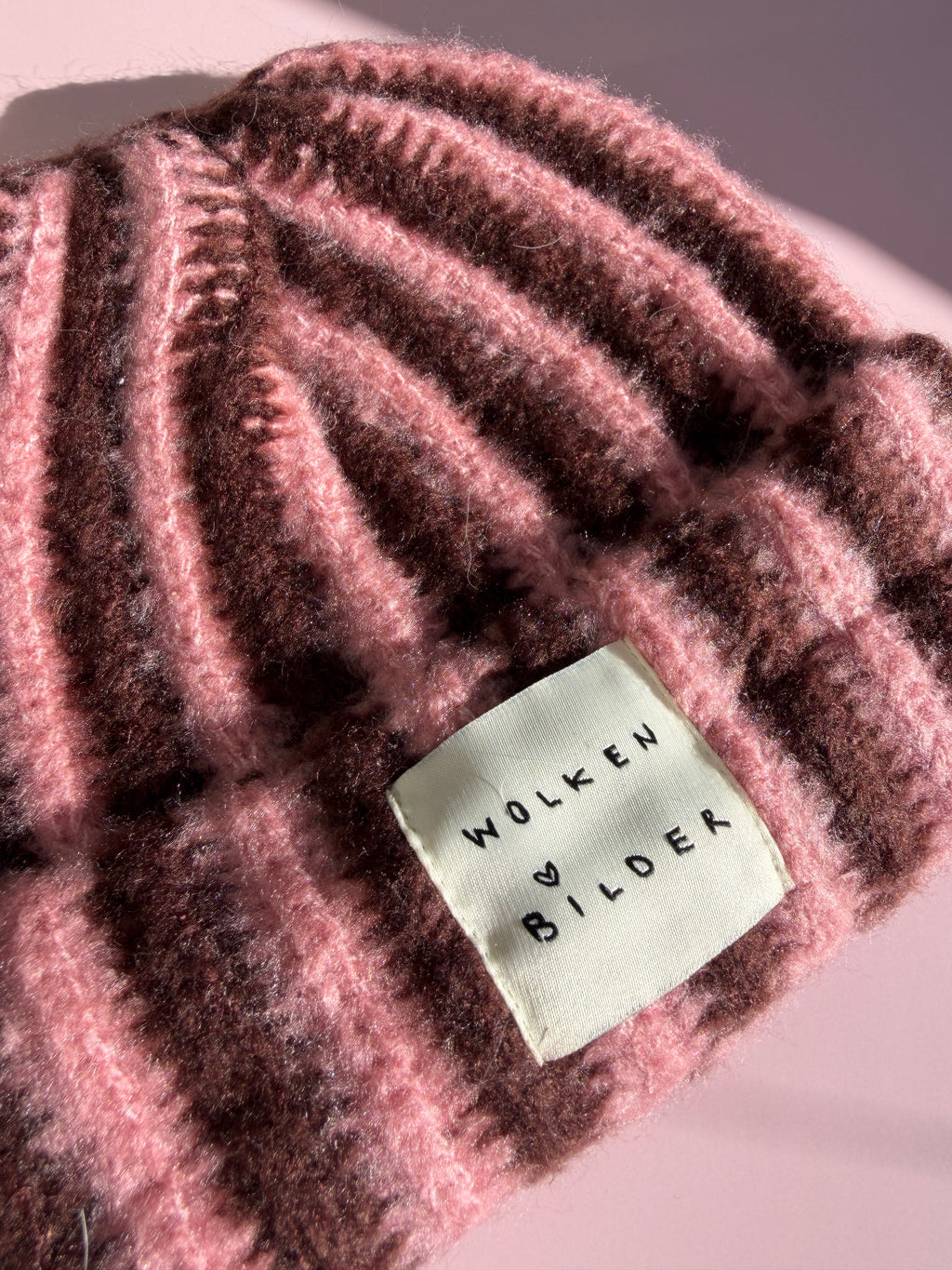 Beanie "FINNY" bordeaux / pink