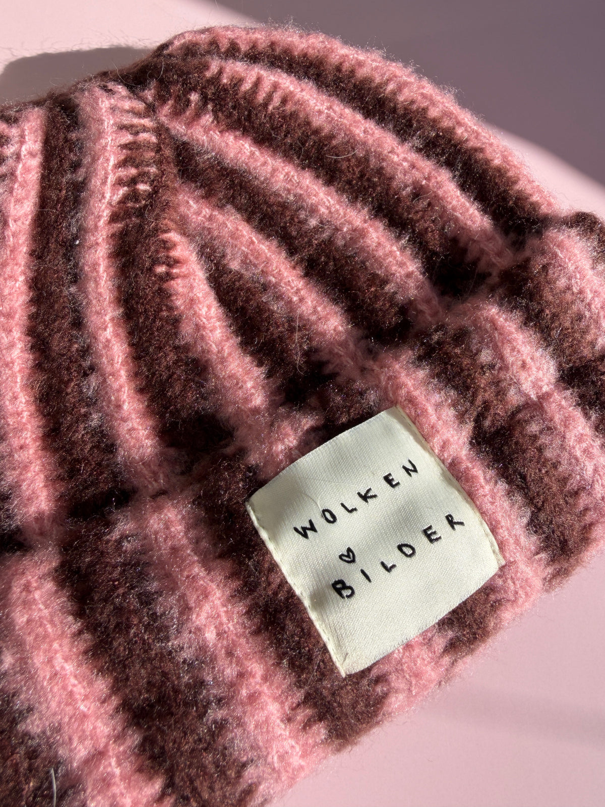 Beanie "FINNY" bordeaux / pink