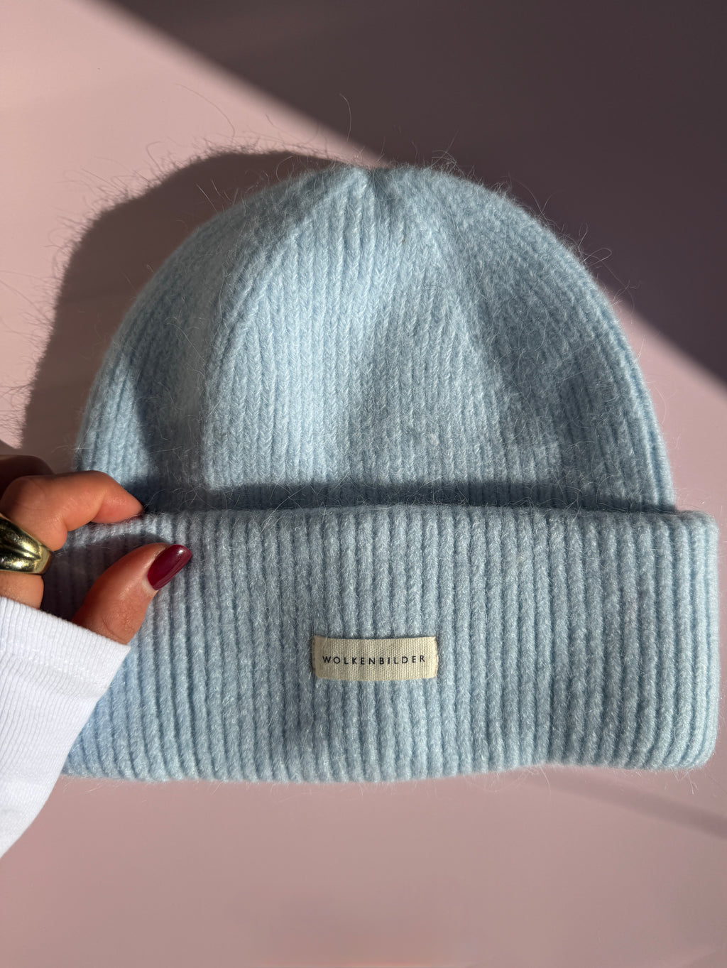 Beanie "JAMY" baby blue