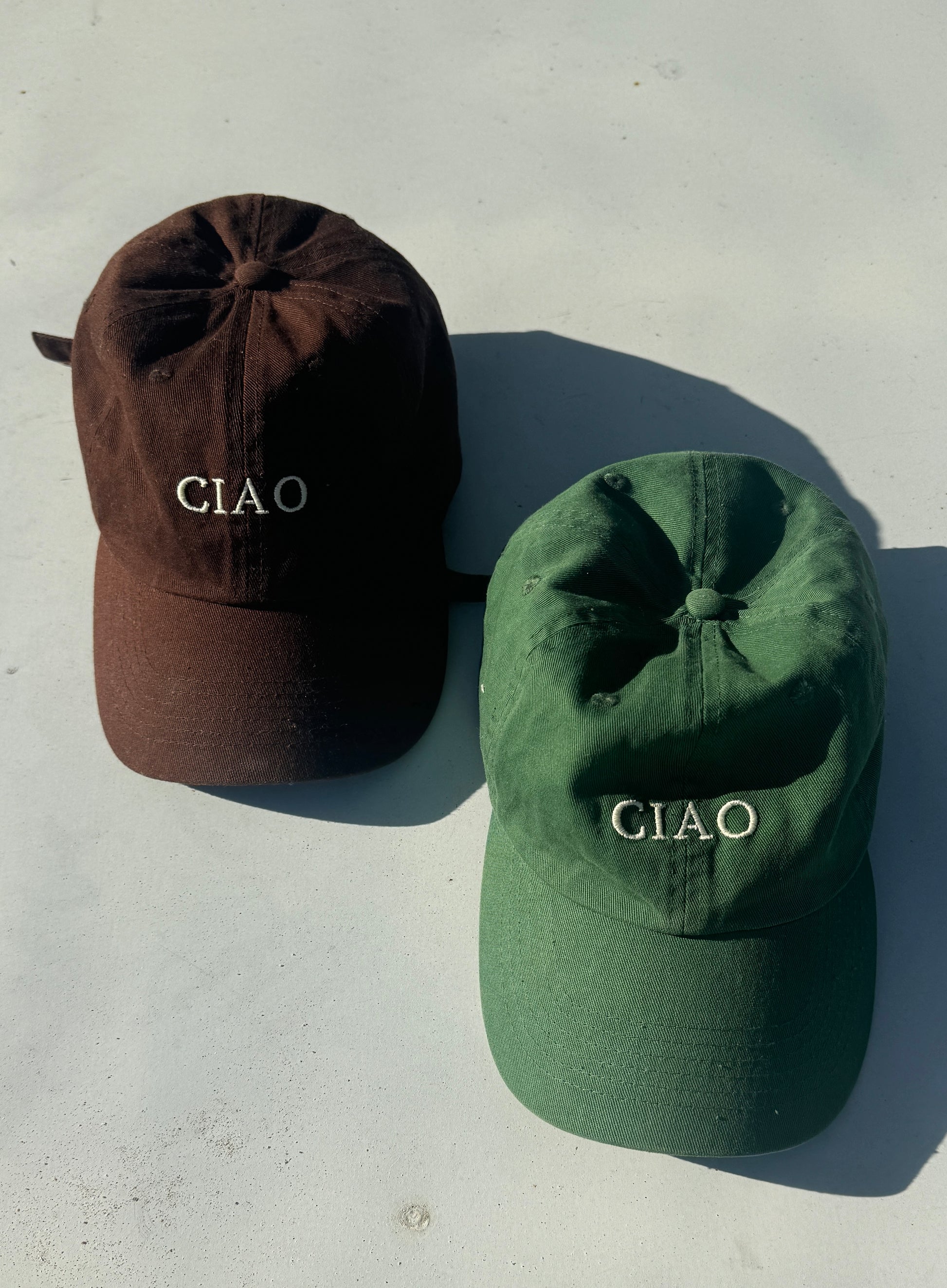 Cap "Ciao" grün