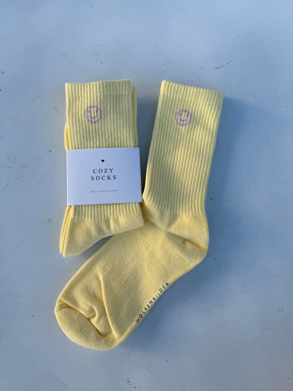 Cozy Socks "YELLOW SMILE"