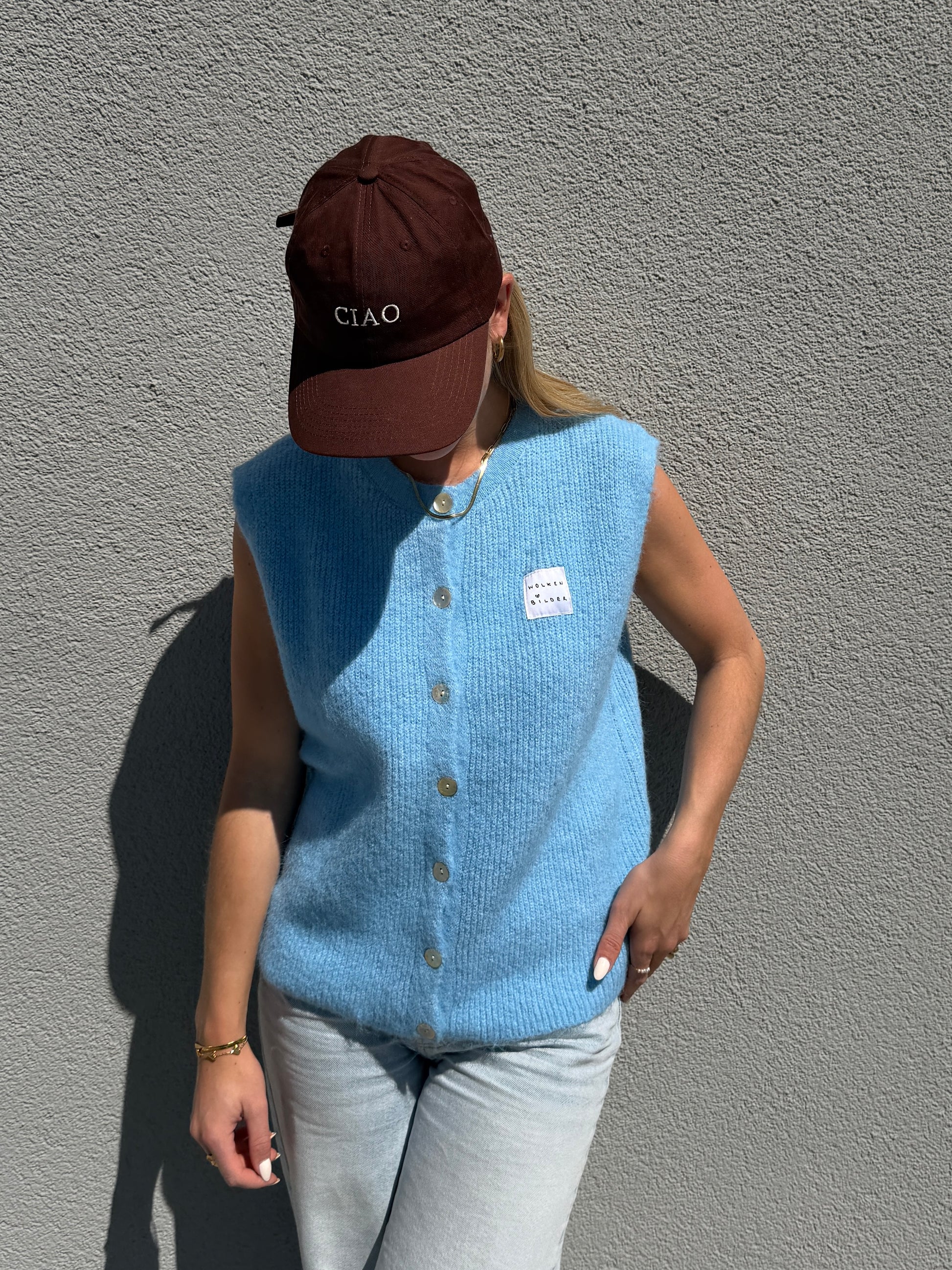 Cap "Ciao" braun