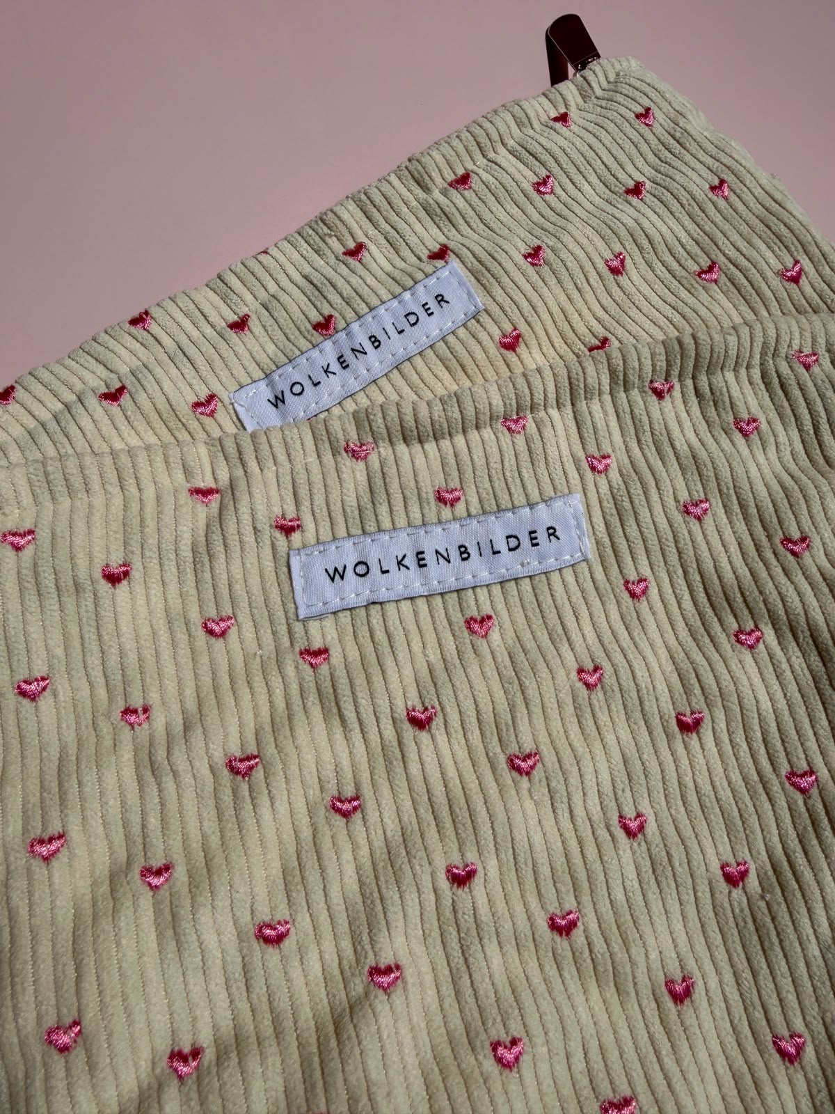 Kosmetiktasche "Pink Hearts"