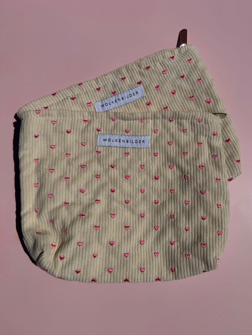 Kosmetiktasche "Pink Hearts"