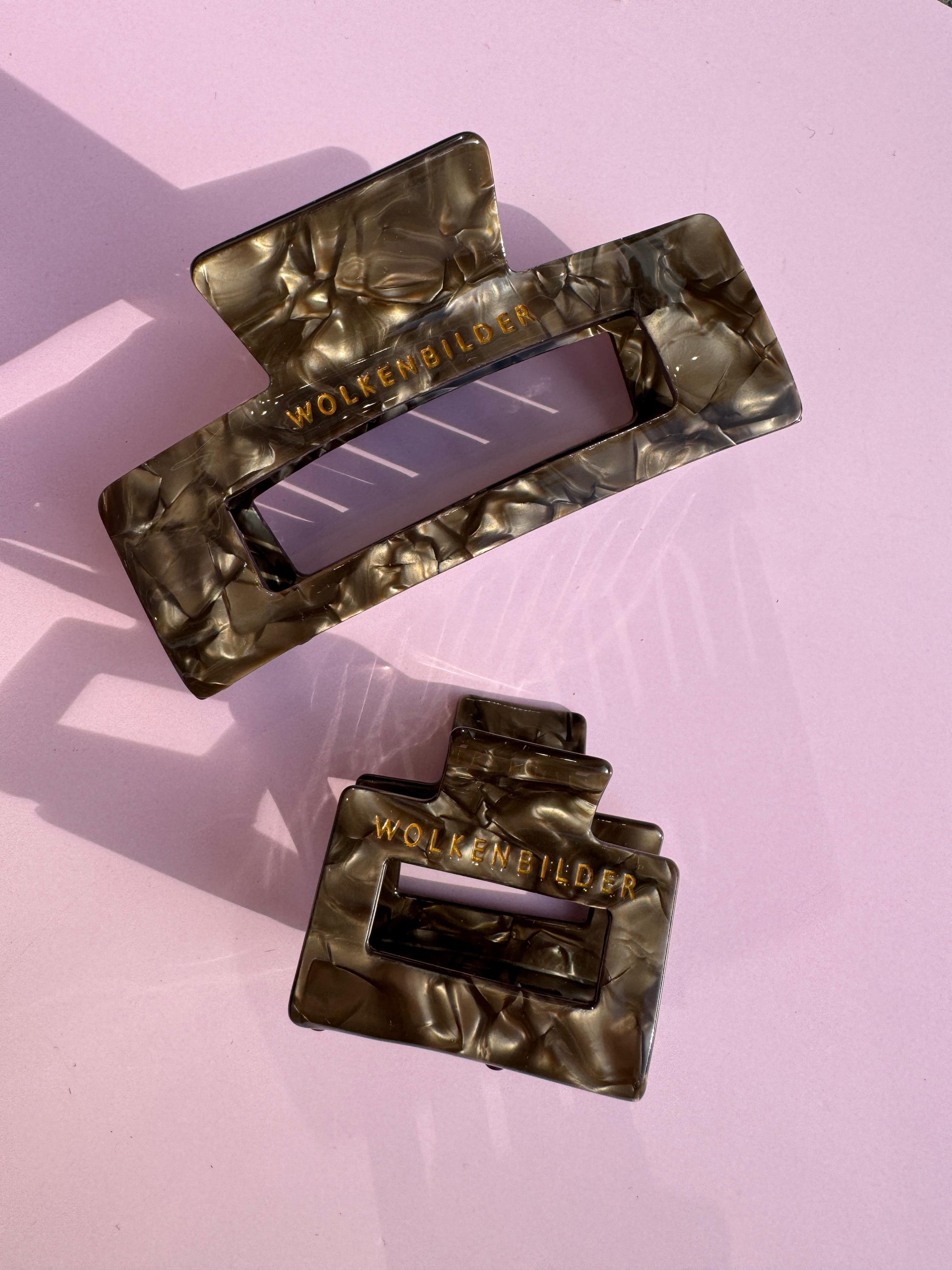 Marmorierte Haarklammer "LAILA"