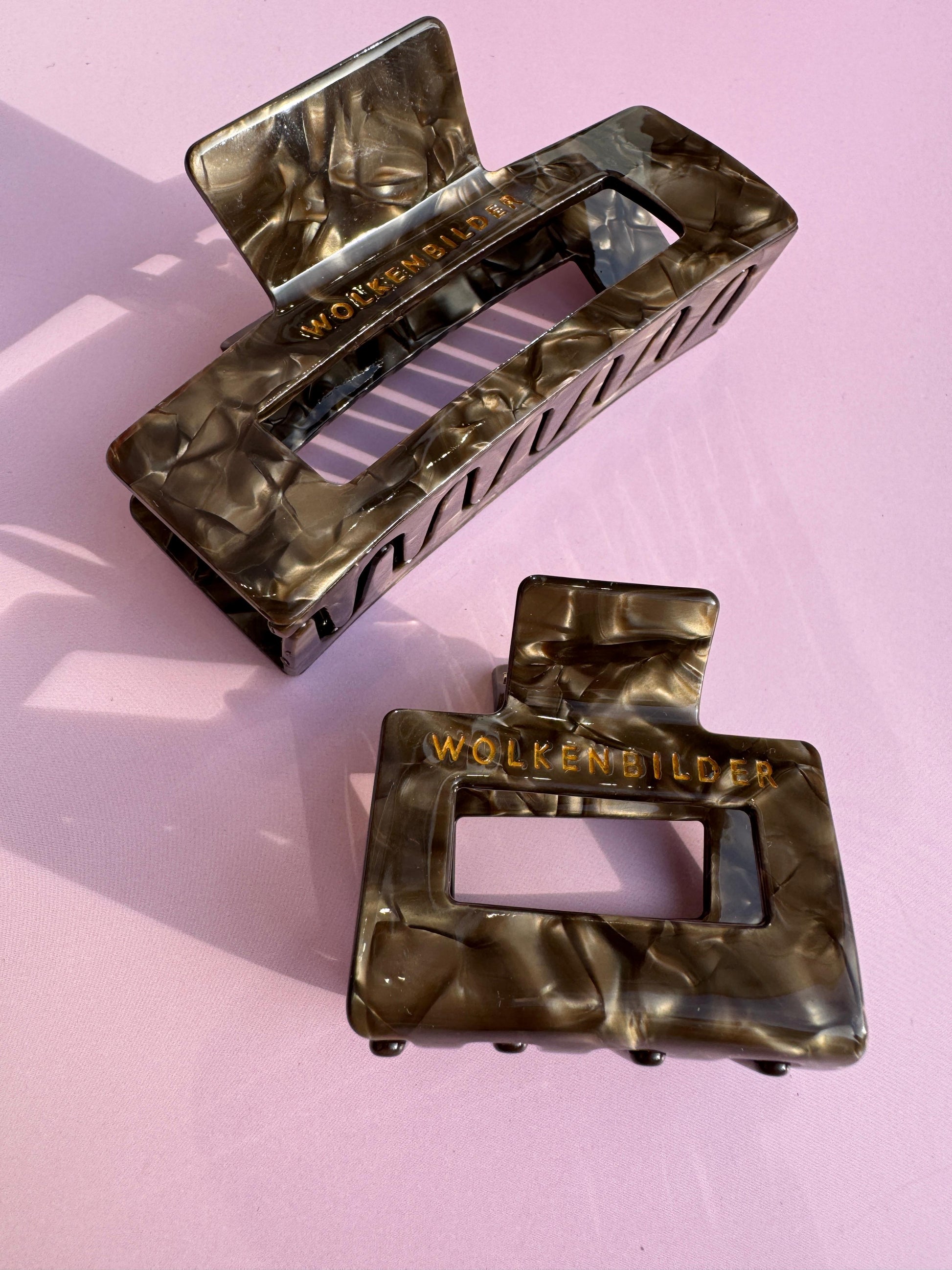 Marmorierte Haarklammer "LAILA"