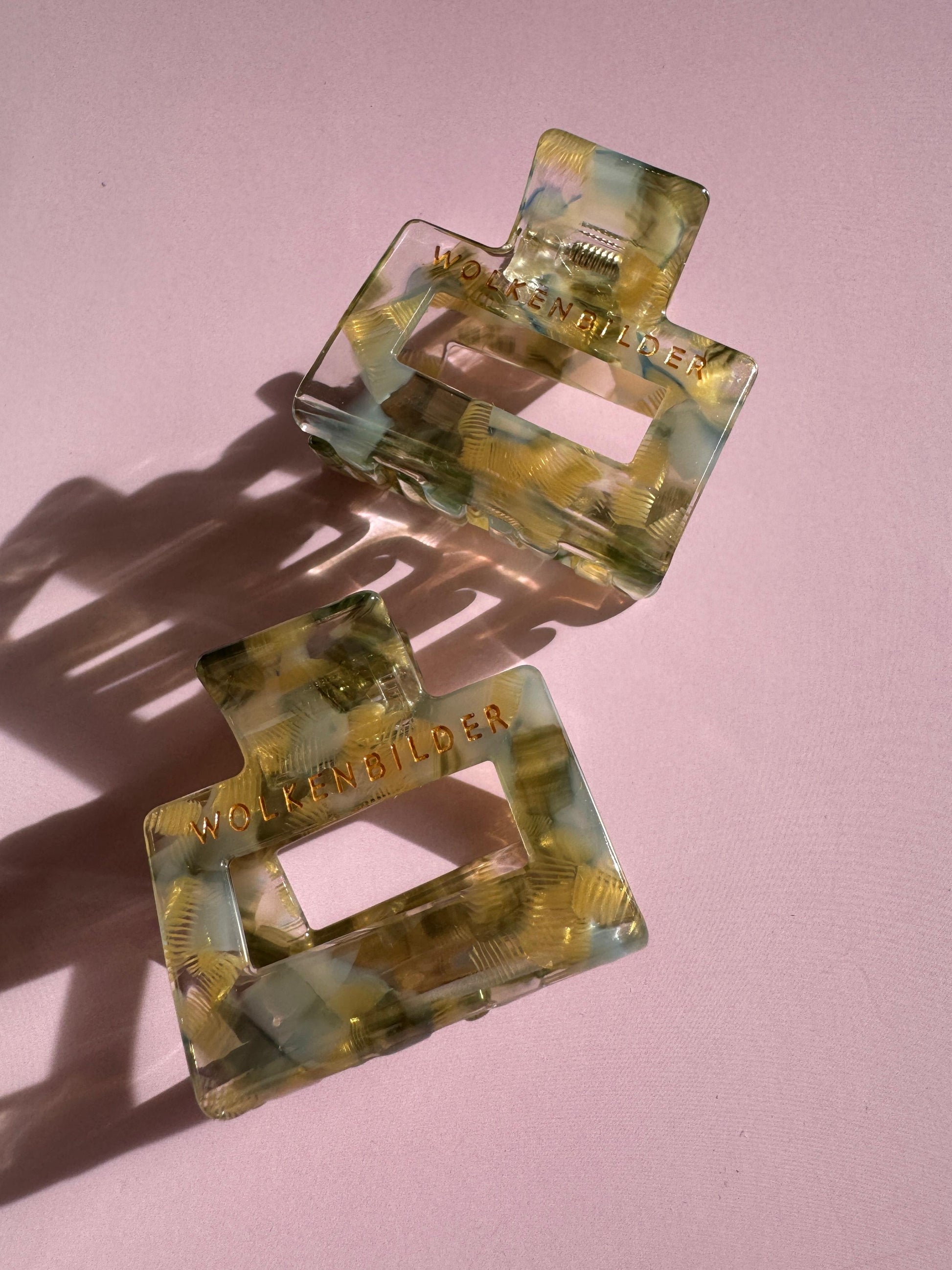 Marmorierte Haarklammer "VERA"