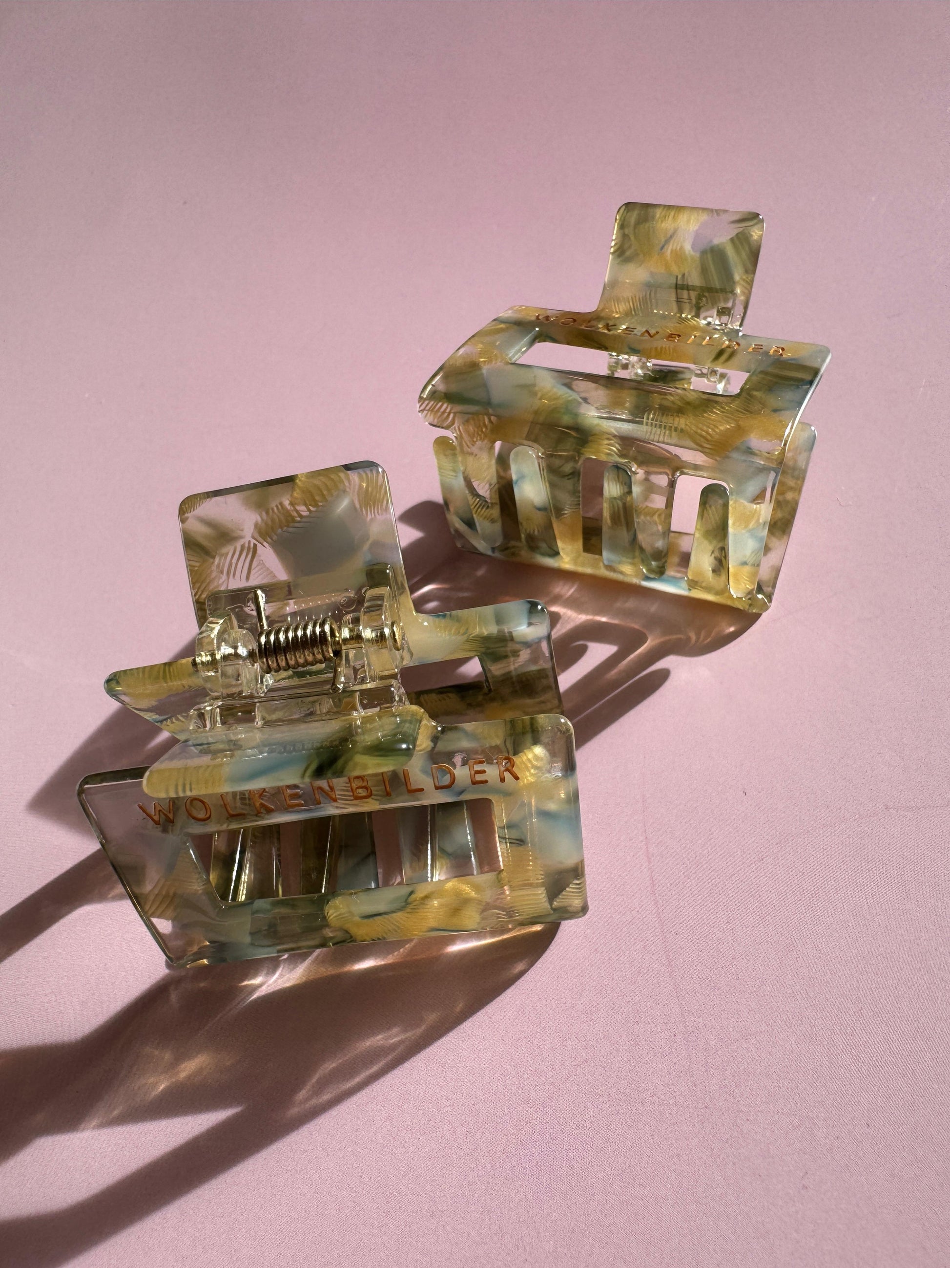 Marmorierte Haarklammer "VERA"