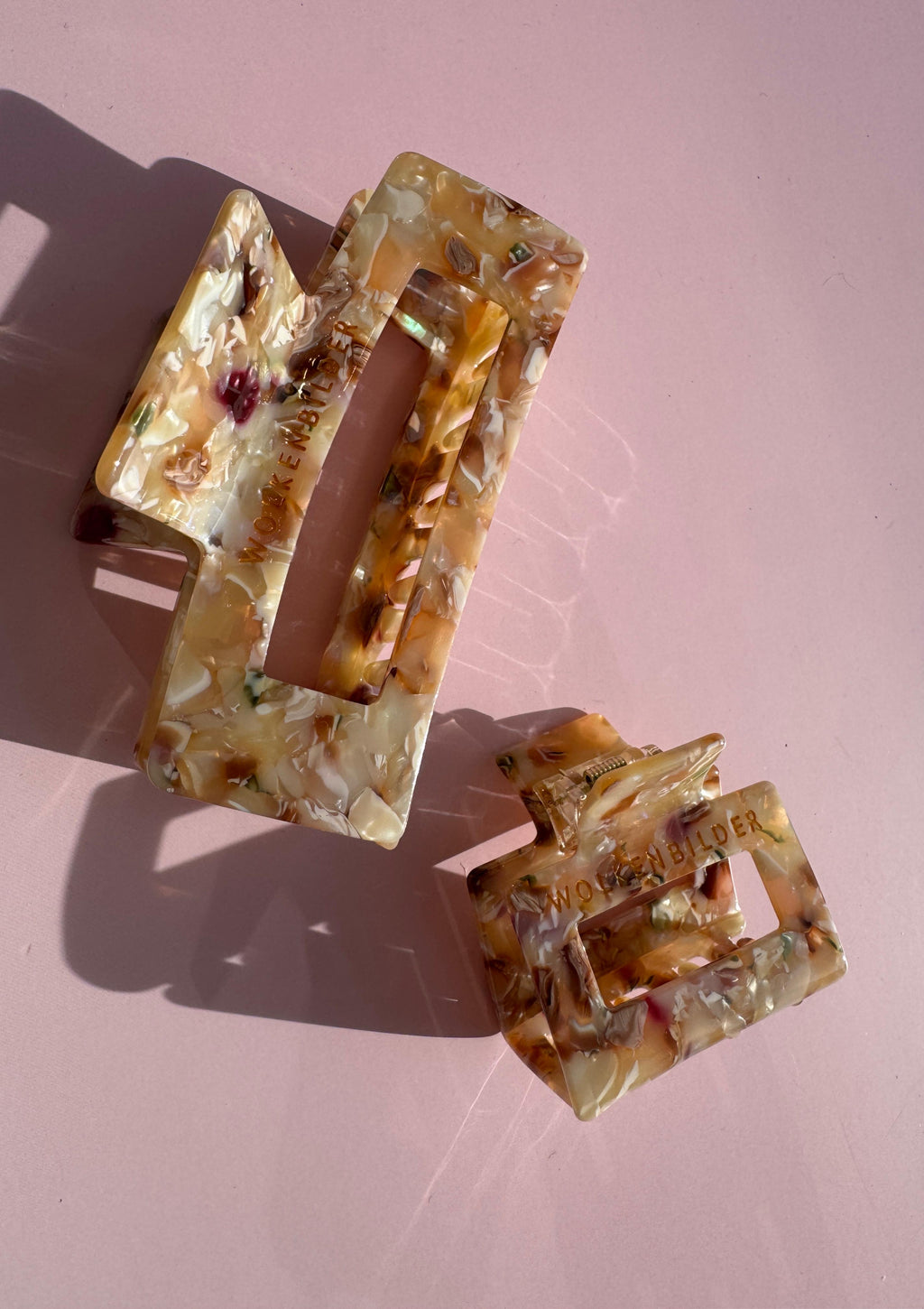 Marmorierte Haarklammer "ZARA"