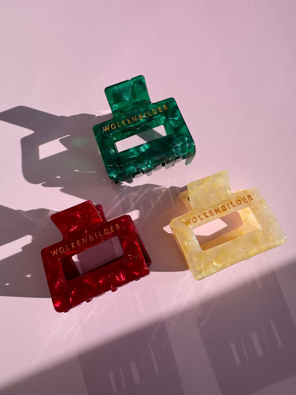 Marmorierte Haarklammer "SAINT"