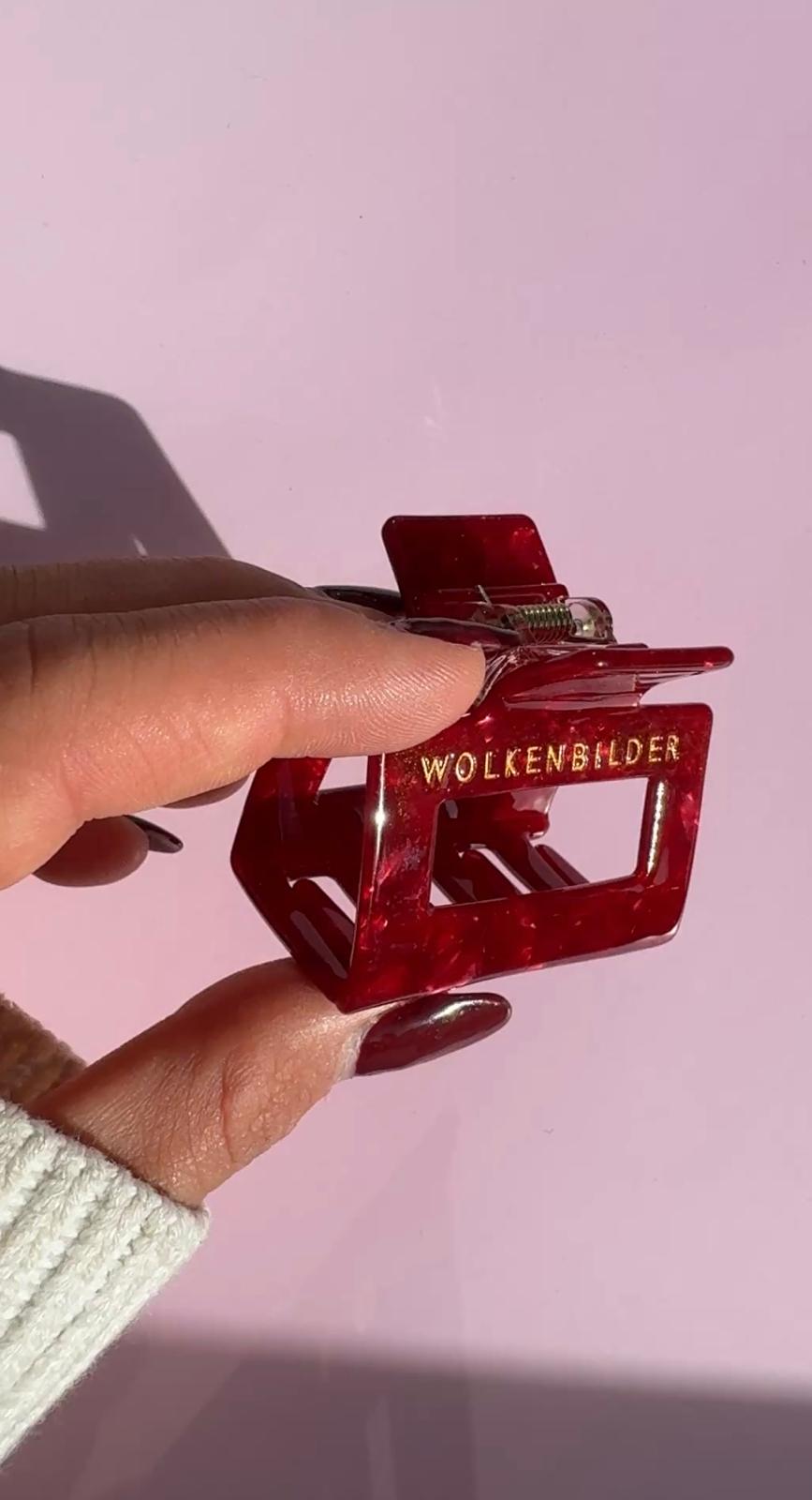 Marmorierte Haarklammer "SAINT"