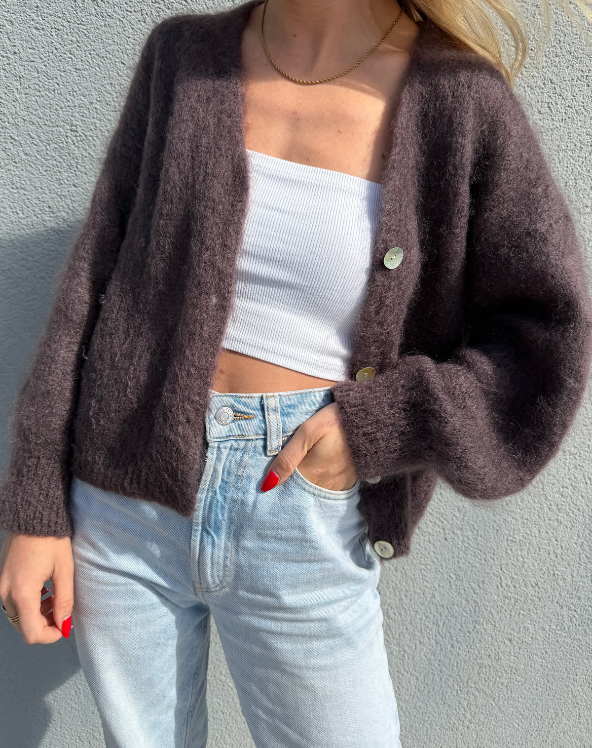 Mohair Cardigan "NOÉ"