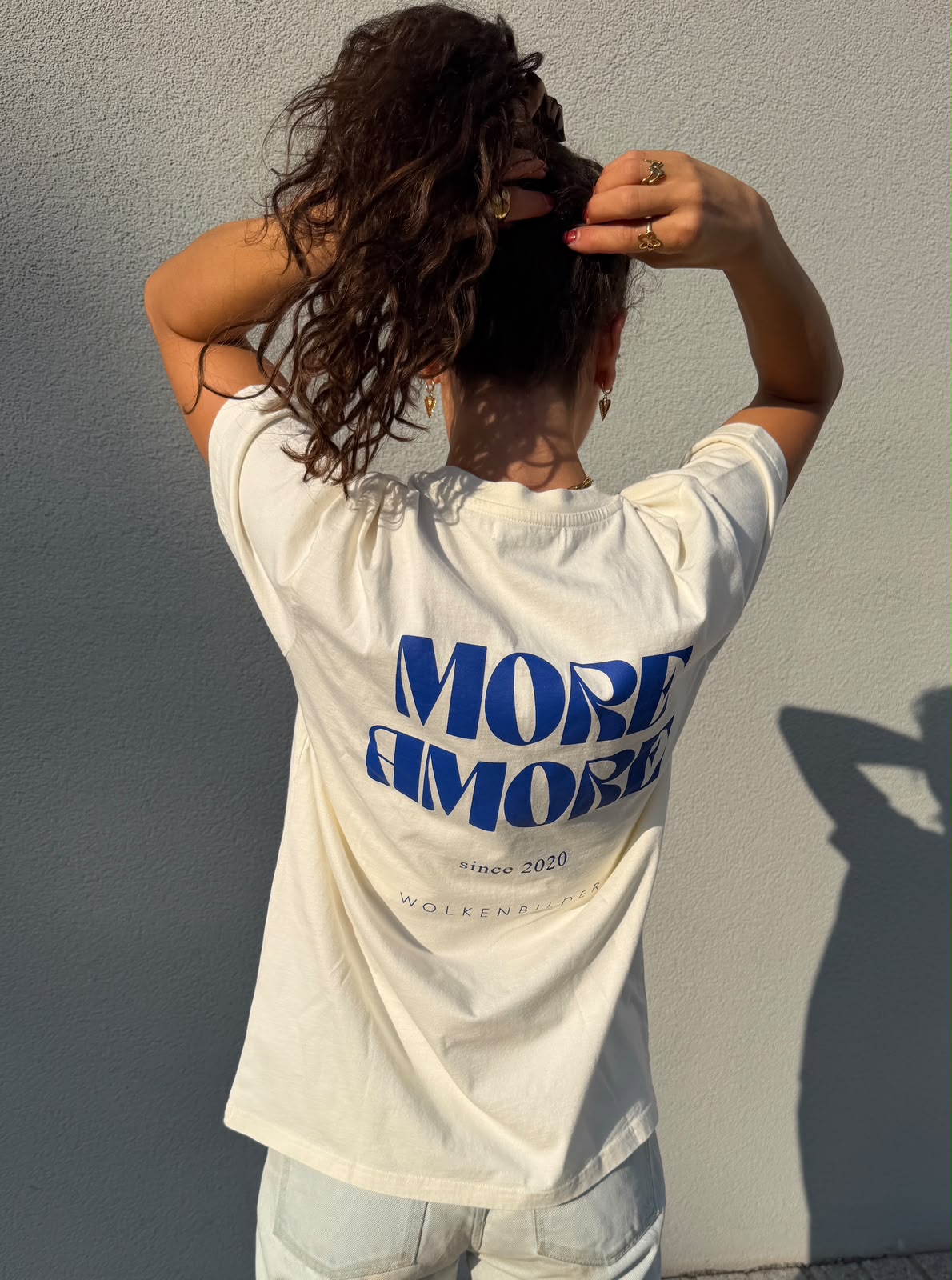 Shirt "More Amore" - Blue